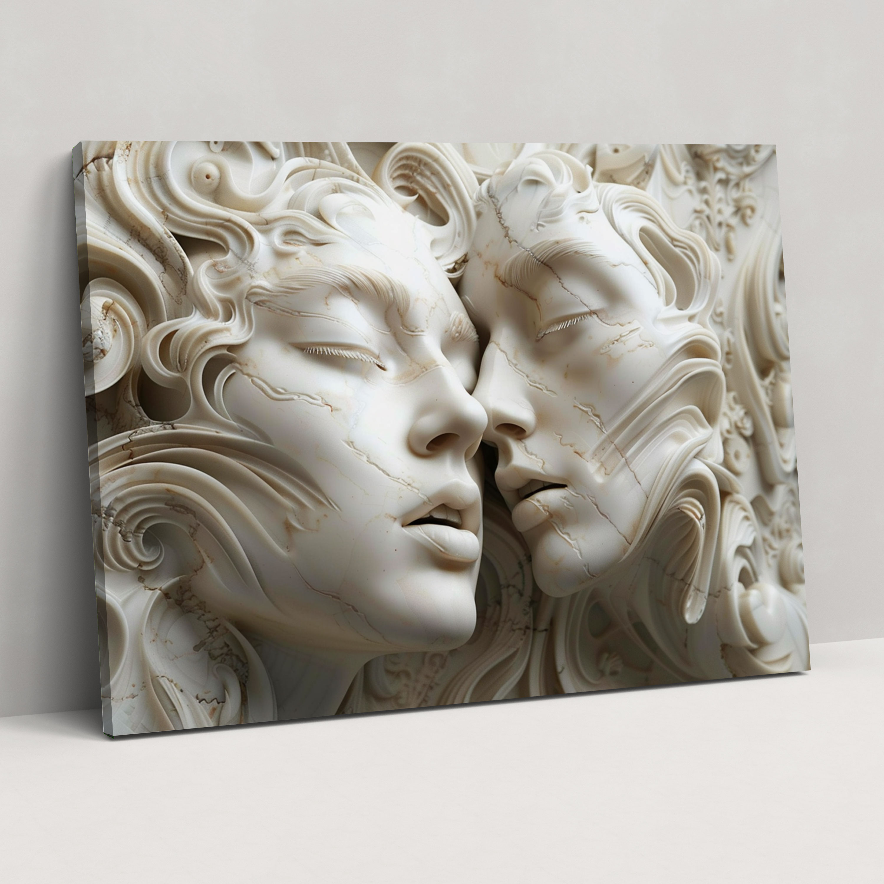 Michelangelo Iconic Sculptures Wall Decoration - Michelangelo, Canvas Wall Art, Michelangelo, Wall Decoration