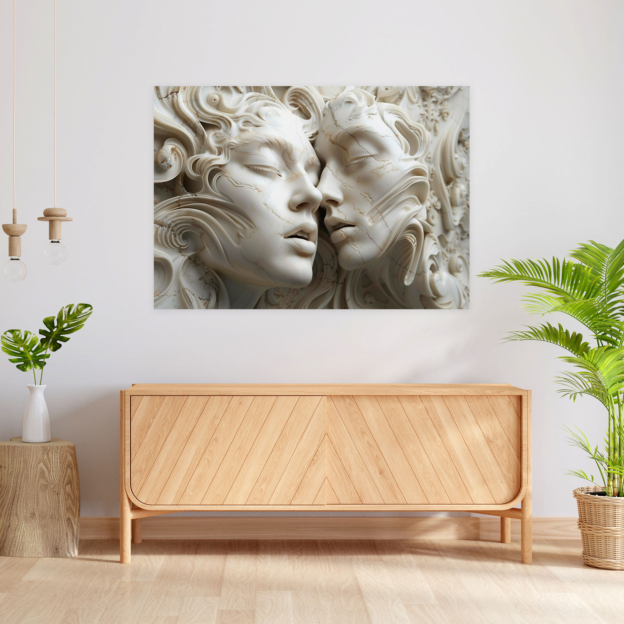 Michelangelo Iconic Sculptures Wall Decoration - Michelangelo, Canvas Wall Art, Michelangelo, Wall Decoration