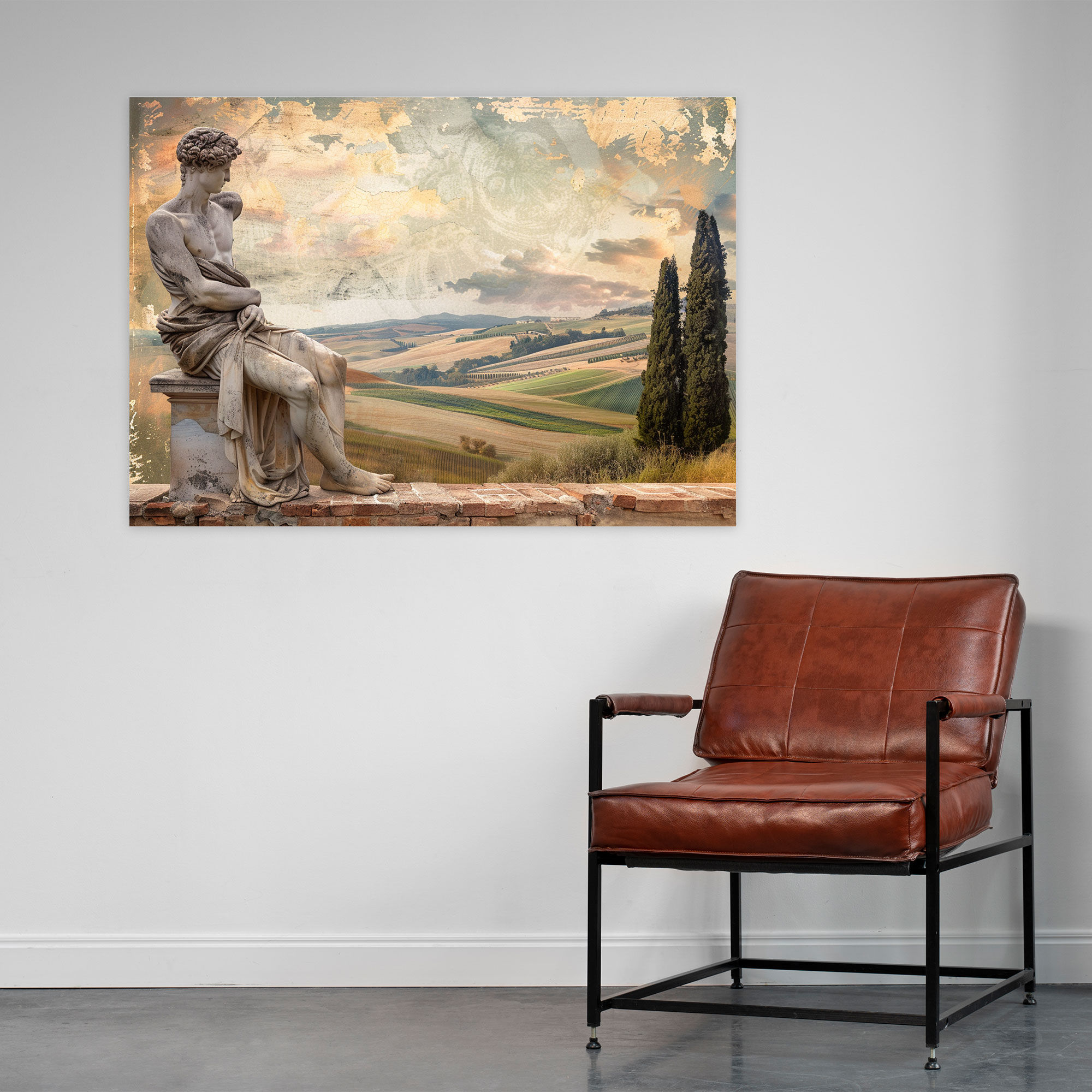 Sculptural Elegance Michelangelo Wall Decoration - Michelangelo, Michelangelo, Canvas Wall Art, Home Decoration