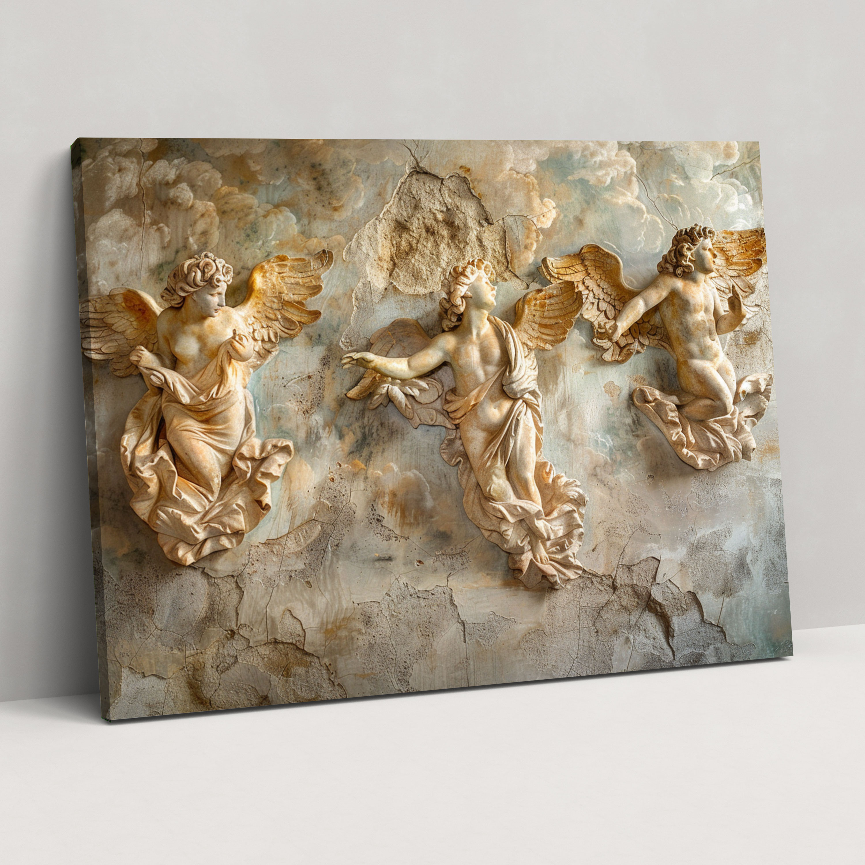 Celestial Michelangelo Canvas Print - Michelangelo, Canvas Wall Art, Wall Decoration, Michelangelo
