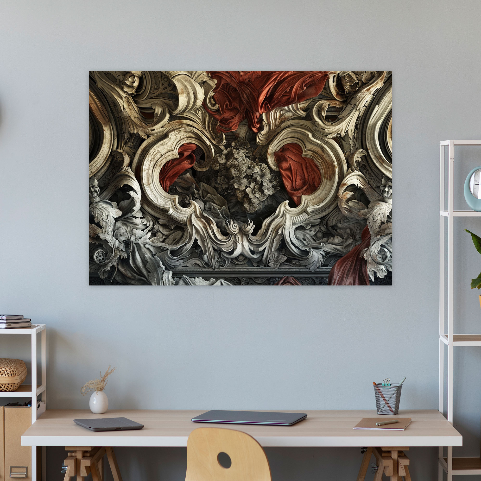 Baroque Michelangelo Wall Art - Michelangelo, Canvas Print, Wall Art, Canvas Wall Art