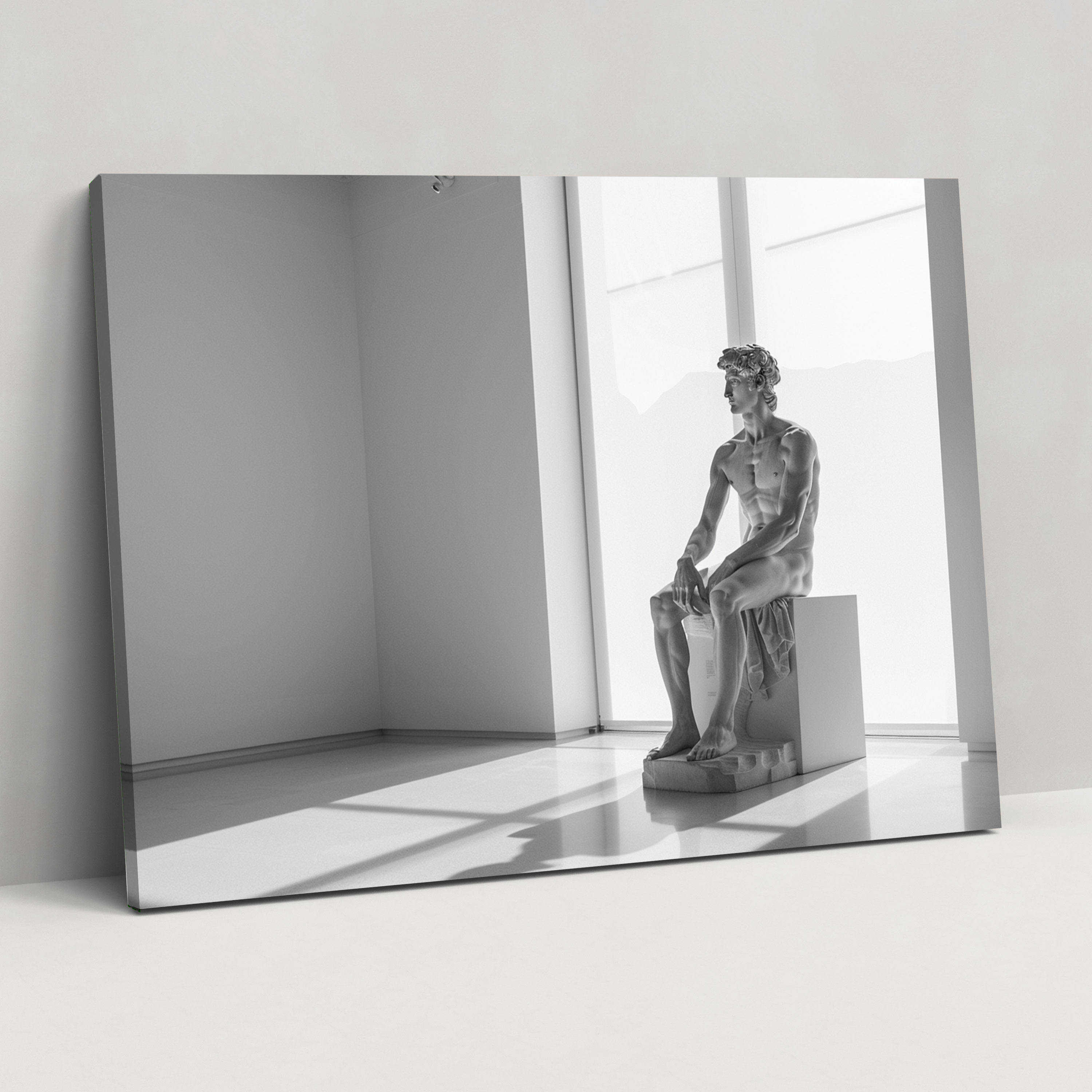Modern Michelangelo Kanvas Tablo - Michelangelo Duvar Sanatı Kanvas Tablo Sanatı