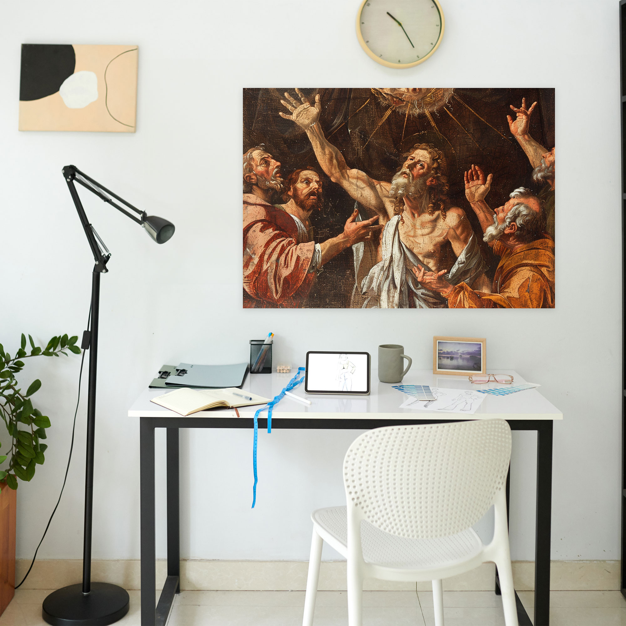Michelangelo Religious Theme Canvas Print - Michelangelo, Canvas, Home Decoration, Canvas Wall Art