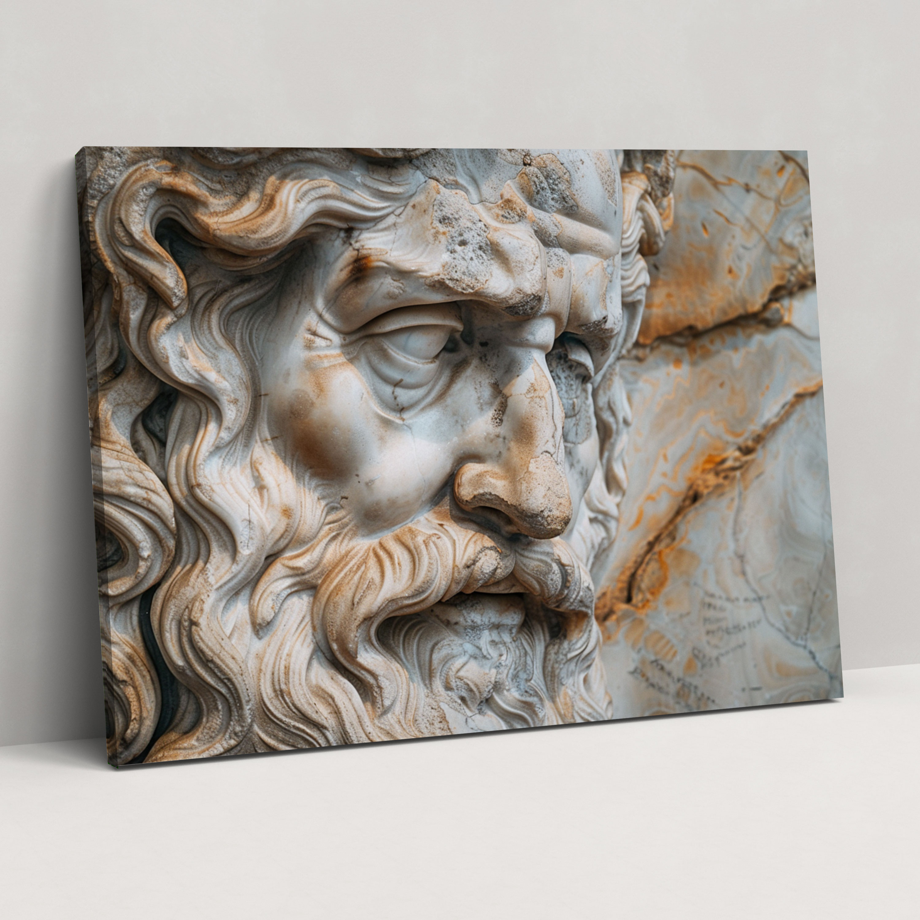 Michelangelo Sanatsal Portre Duvar Dekorasyonu - Kanvas Tablo Sanatı Ev Dekorasyonu