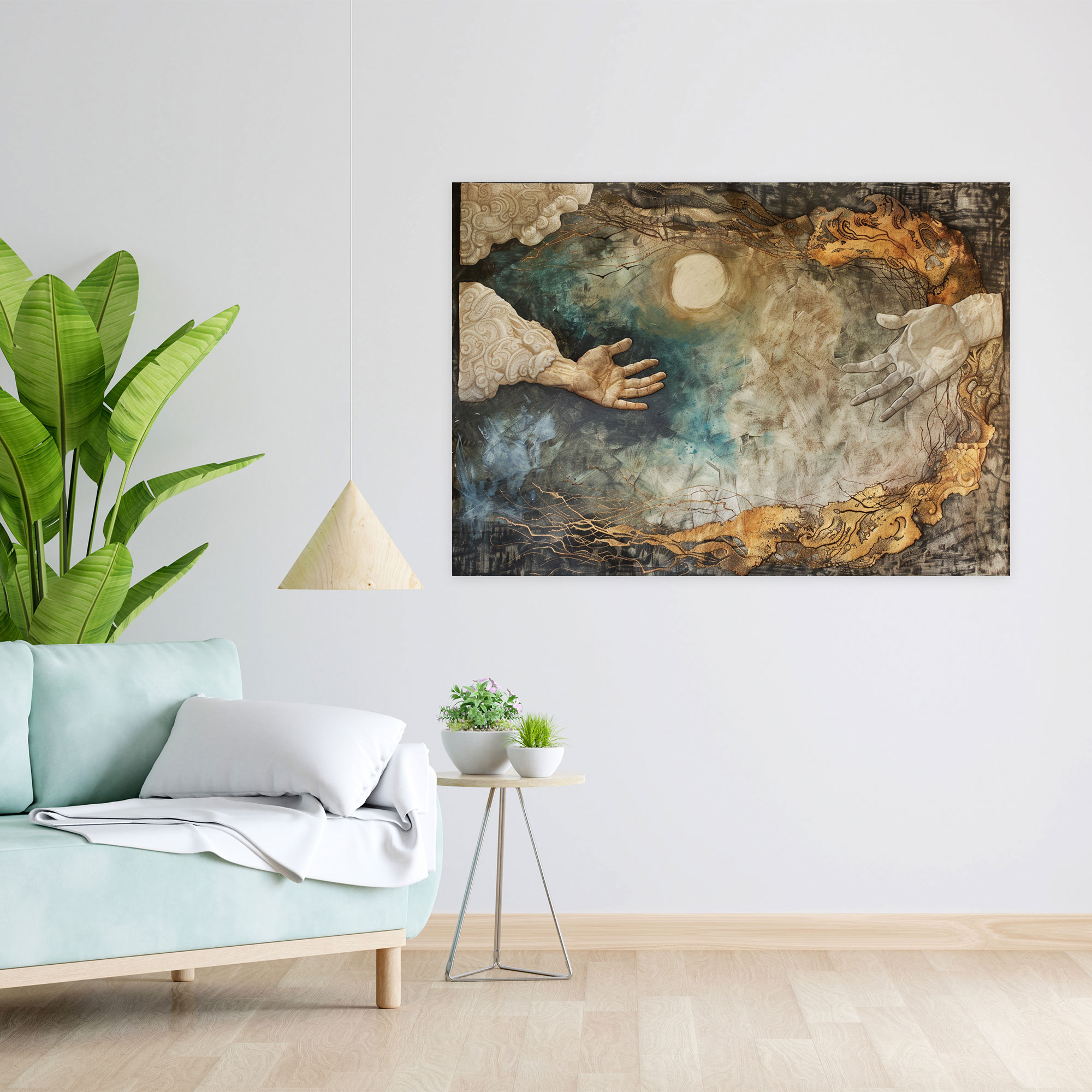 Michelangelo Wall Art - The Creation Of Adam Canvas Print - Michelangelo, Canvas Print, Michelangelo, Wall Art