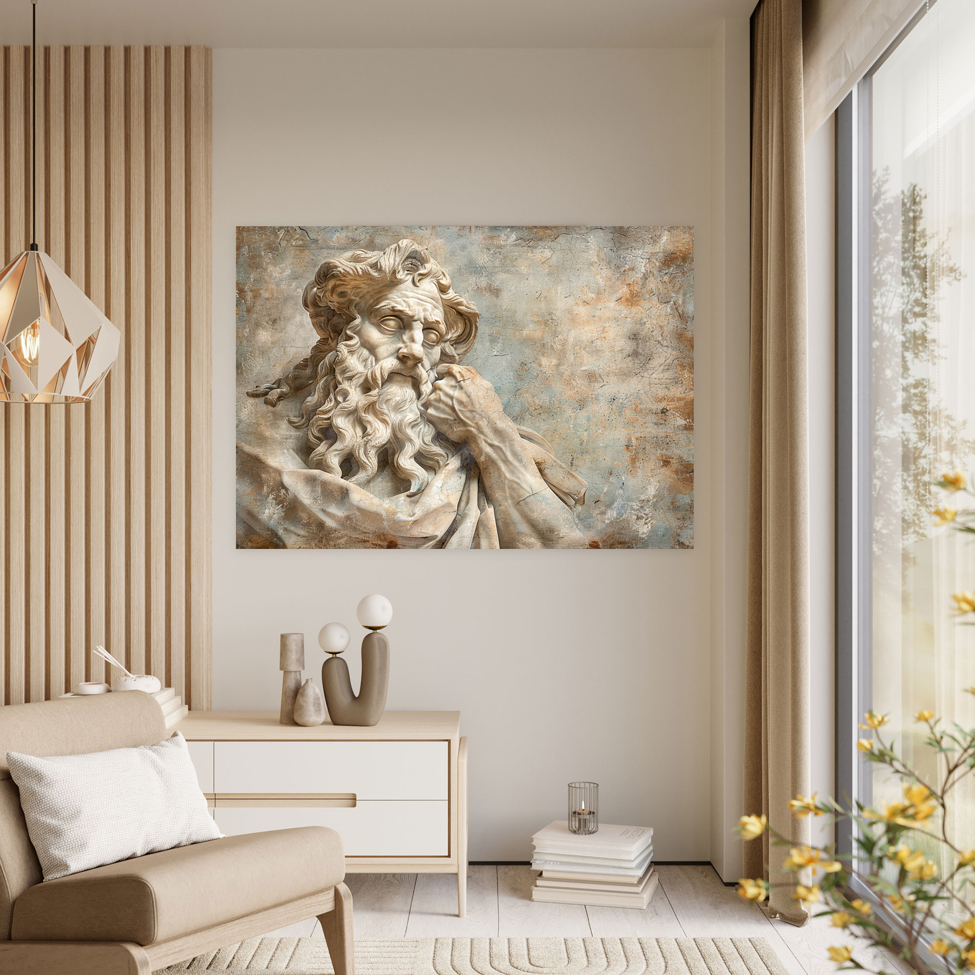 Michelangelo Canvas Print - Moses Sculpture Wall Art - Michelangelo, Wall Art, Canvas Print, Canvas
