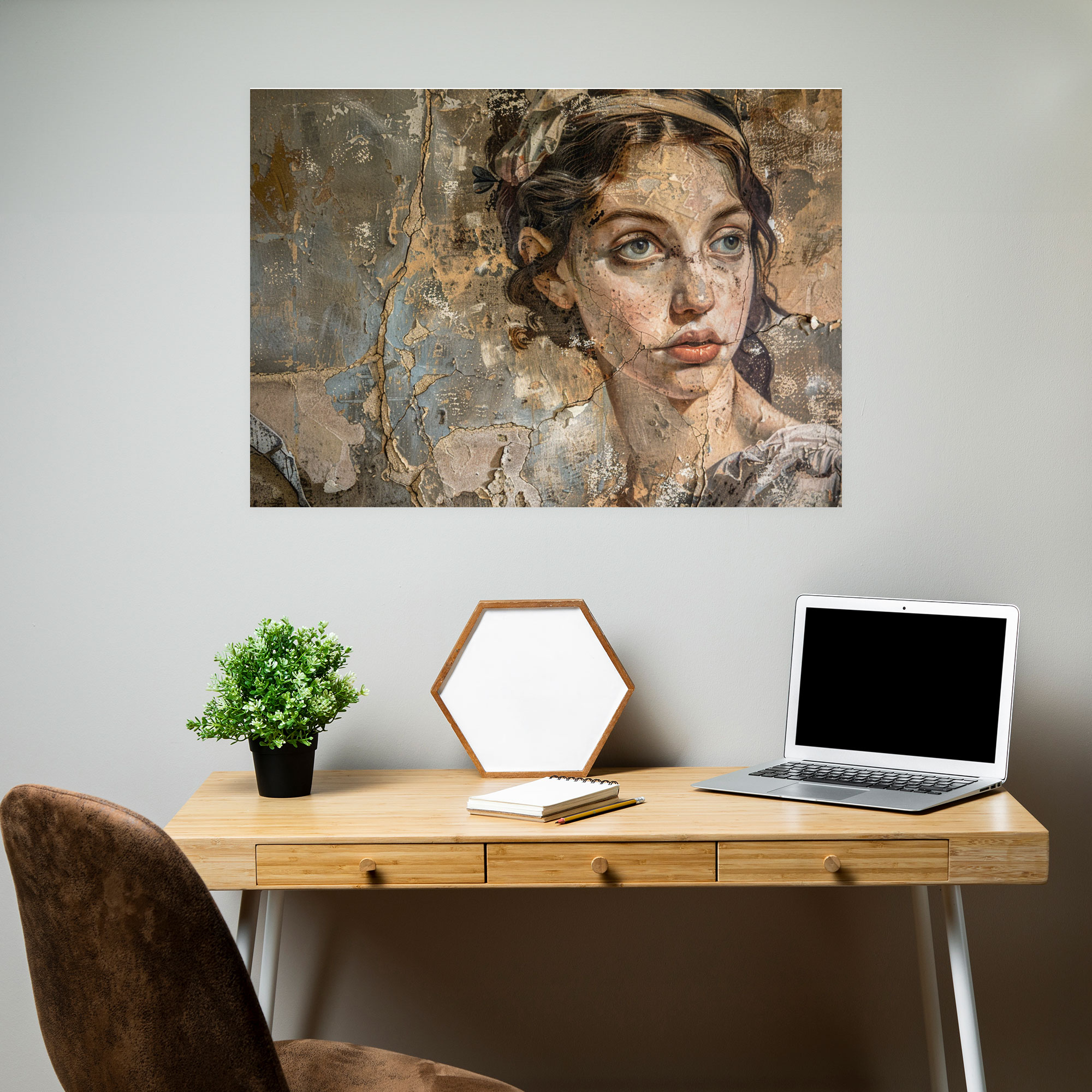 Michelangelo Renaissance Beauty Wall Art - Michelangelo, Wall Decoration, Canvas, Michelangelo