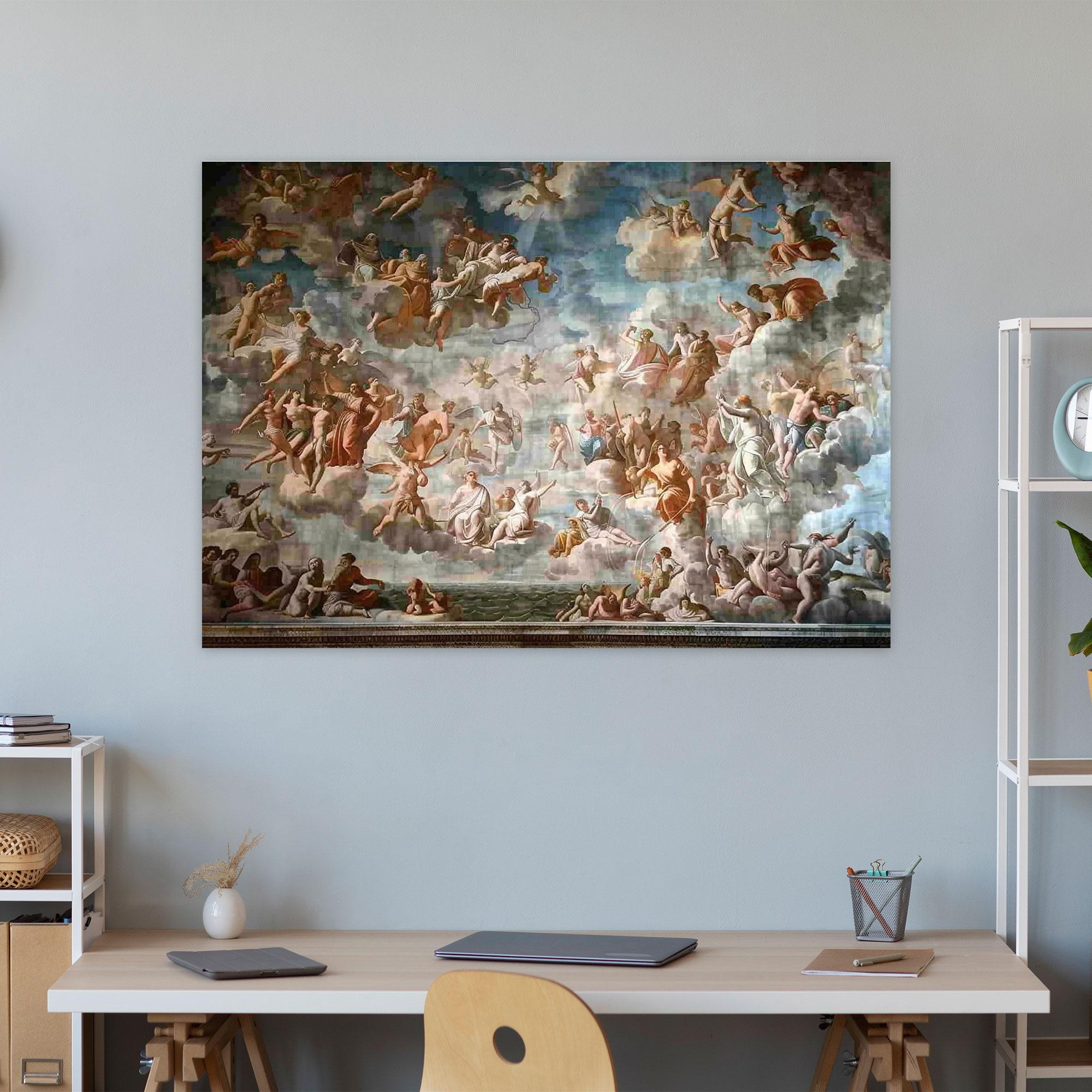 Michelangelo Canvas Print - Last Judgment Wall Decoration - Michelangelo, Wall Art, Michelangelo, Wall Decoration