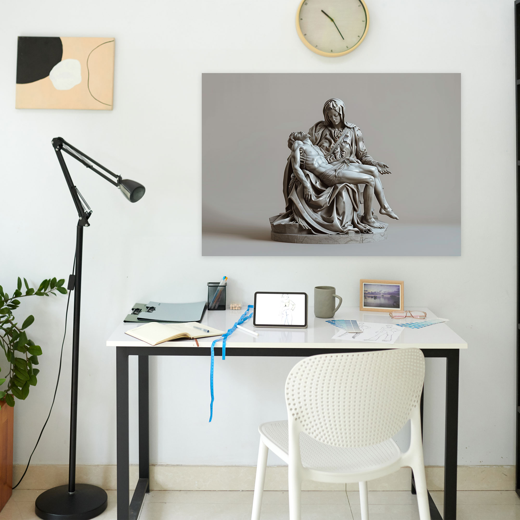Michelangelo Wall Decoration - Pieta Canvas Print - Michelangelo, Home Decoration, Wall Art, Canvas Print