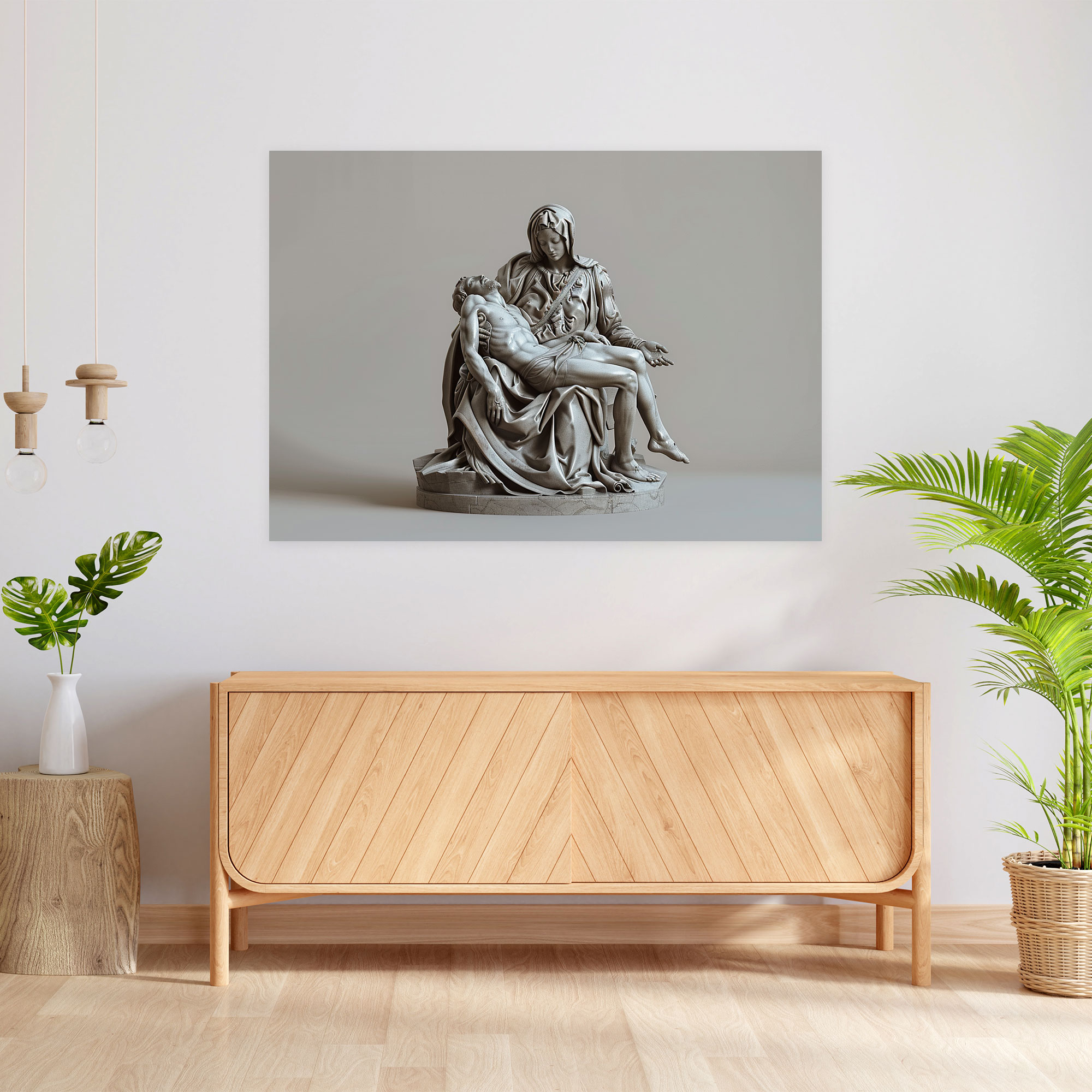 Michelangelo Wall Decoration - Pieta Canvas Print - Michelangelo, Home Decoration, Wall Art, Canvas Print