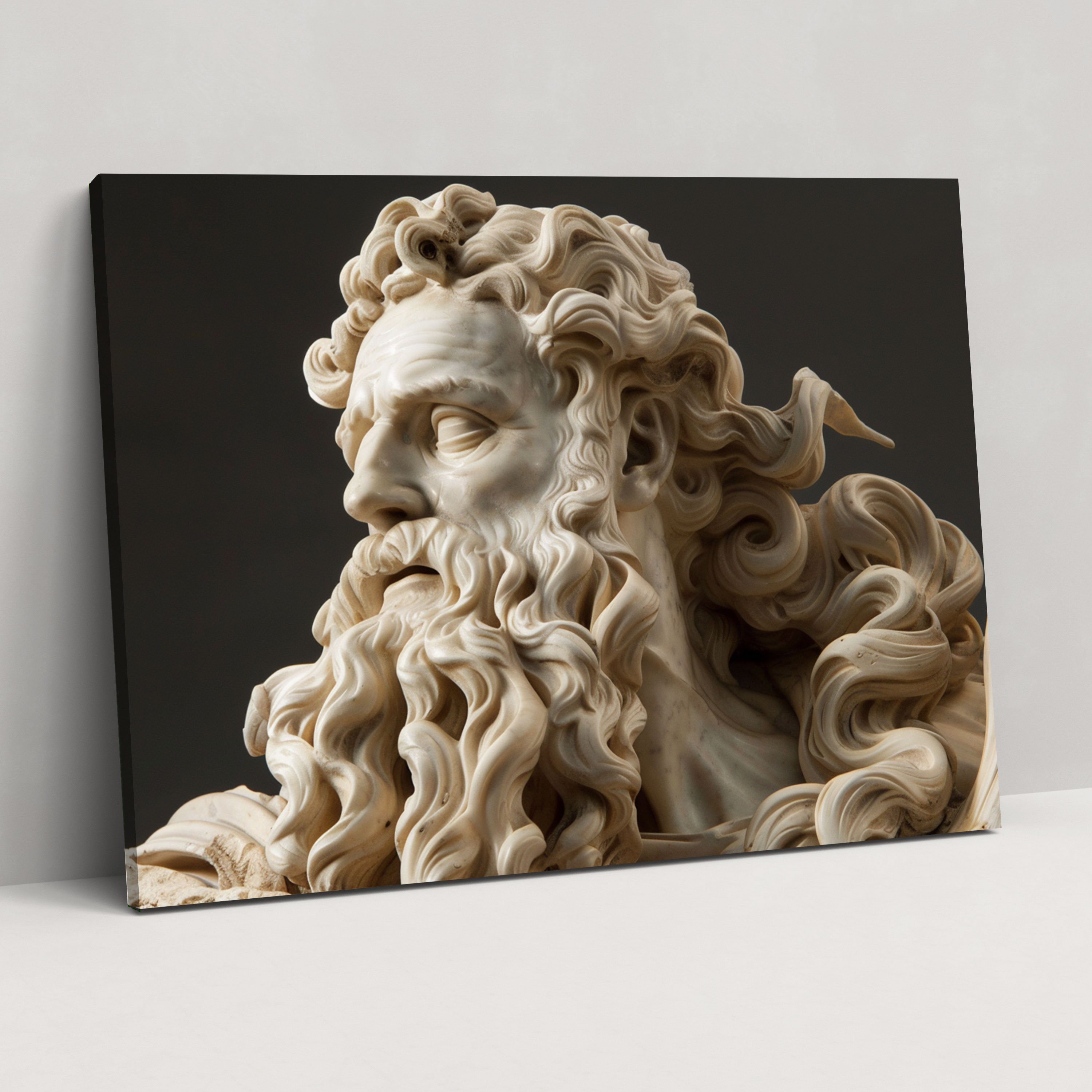 Michelangelo Wall Art - Moses Canvas Print - Michelangelo, Wall Decoration, Canvas, Canvas Print