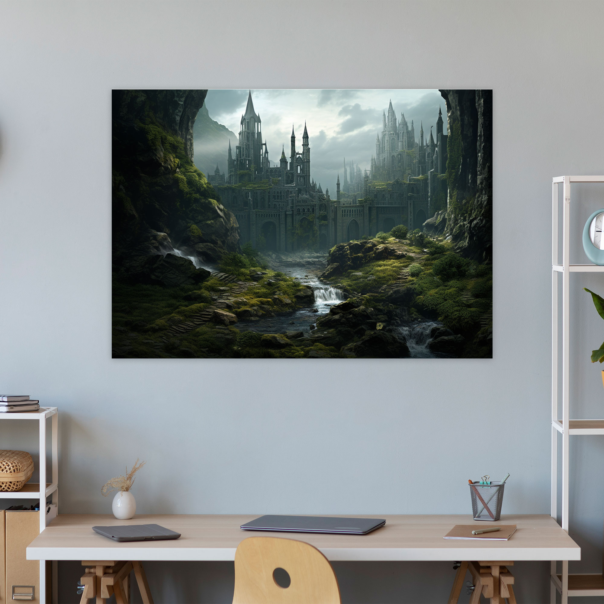 Medieval Wall Decoration - Castle Ruins - Medieval, Canvas Wall Art, Mystery, Medieval