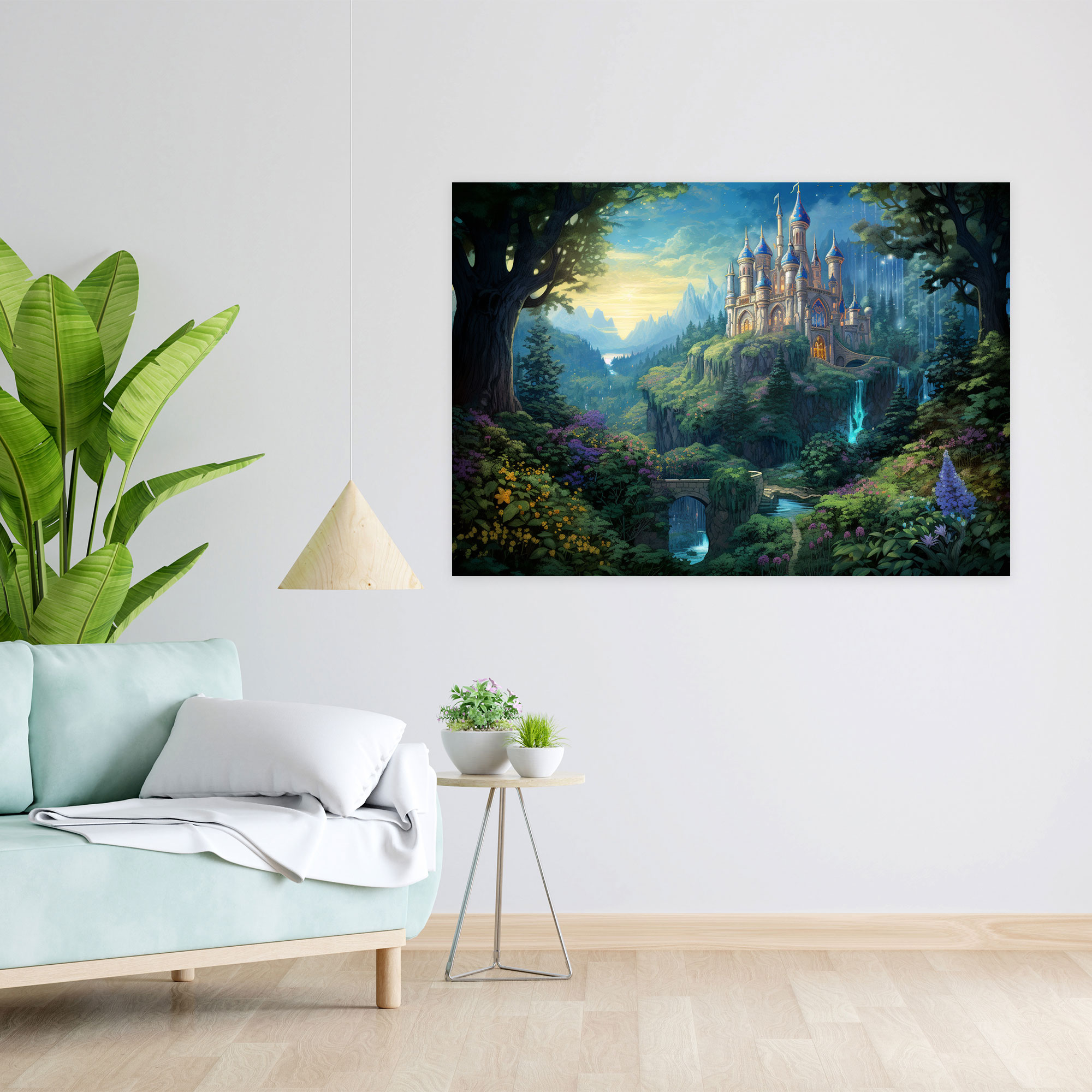 Medieval Castle Wall Art - Medieval, Intricate Detail, Canvas Wall Art, Medieval Charm