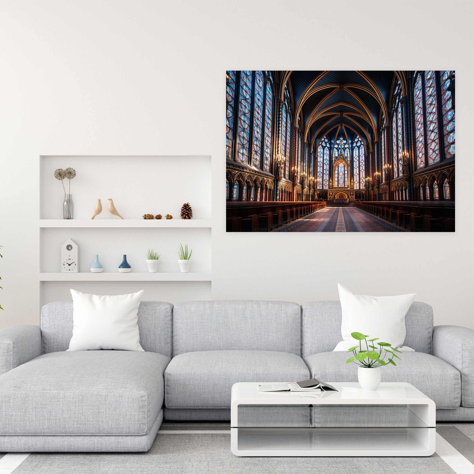 Medieval Cathedral Canvas Print - Medieval, Home Decoration, Canvas, Canvas Print
