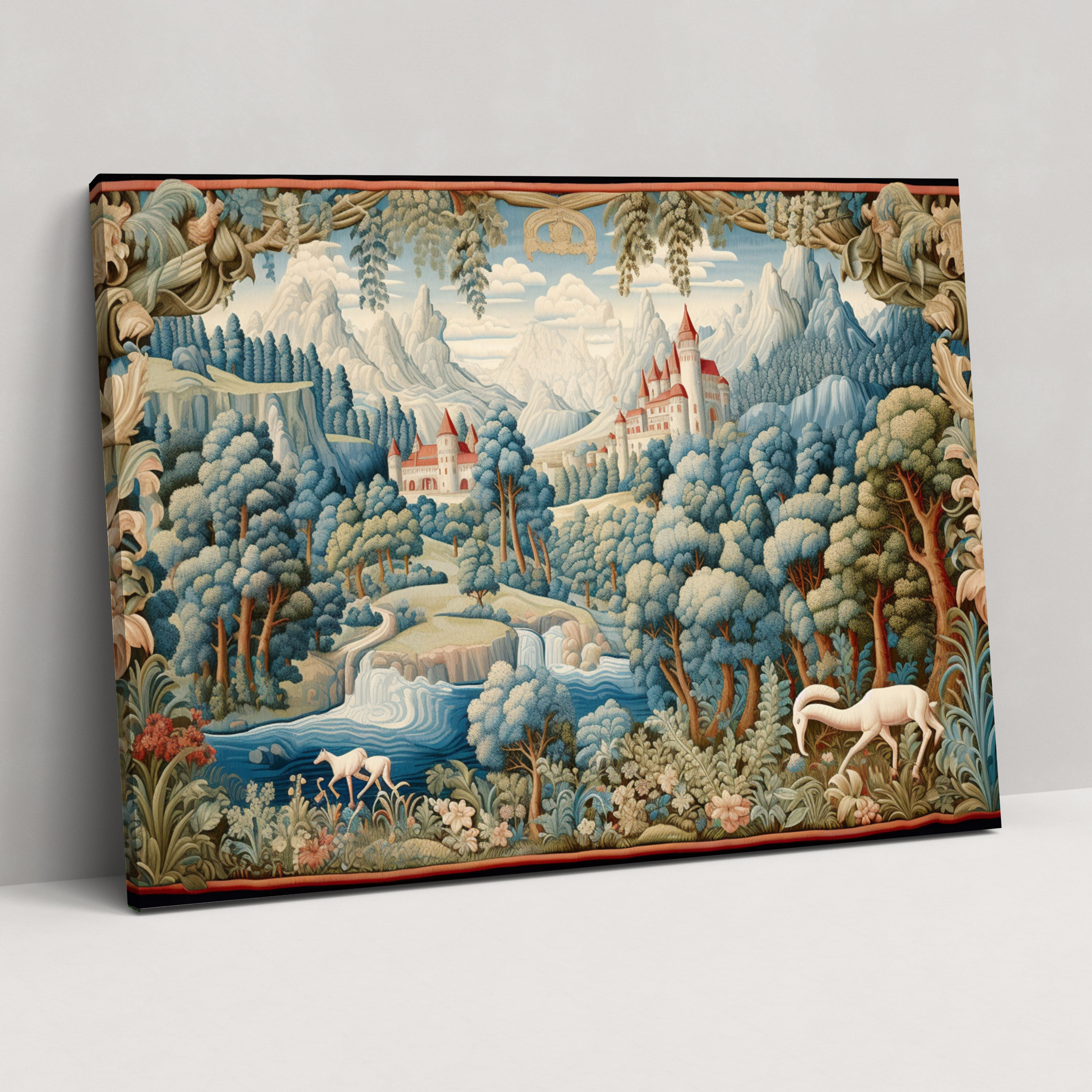 Medieval Tapestry Wall Art - Medieval, Mythical Creatures, Wall Art, Magic