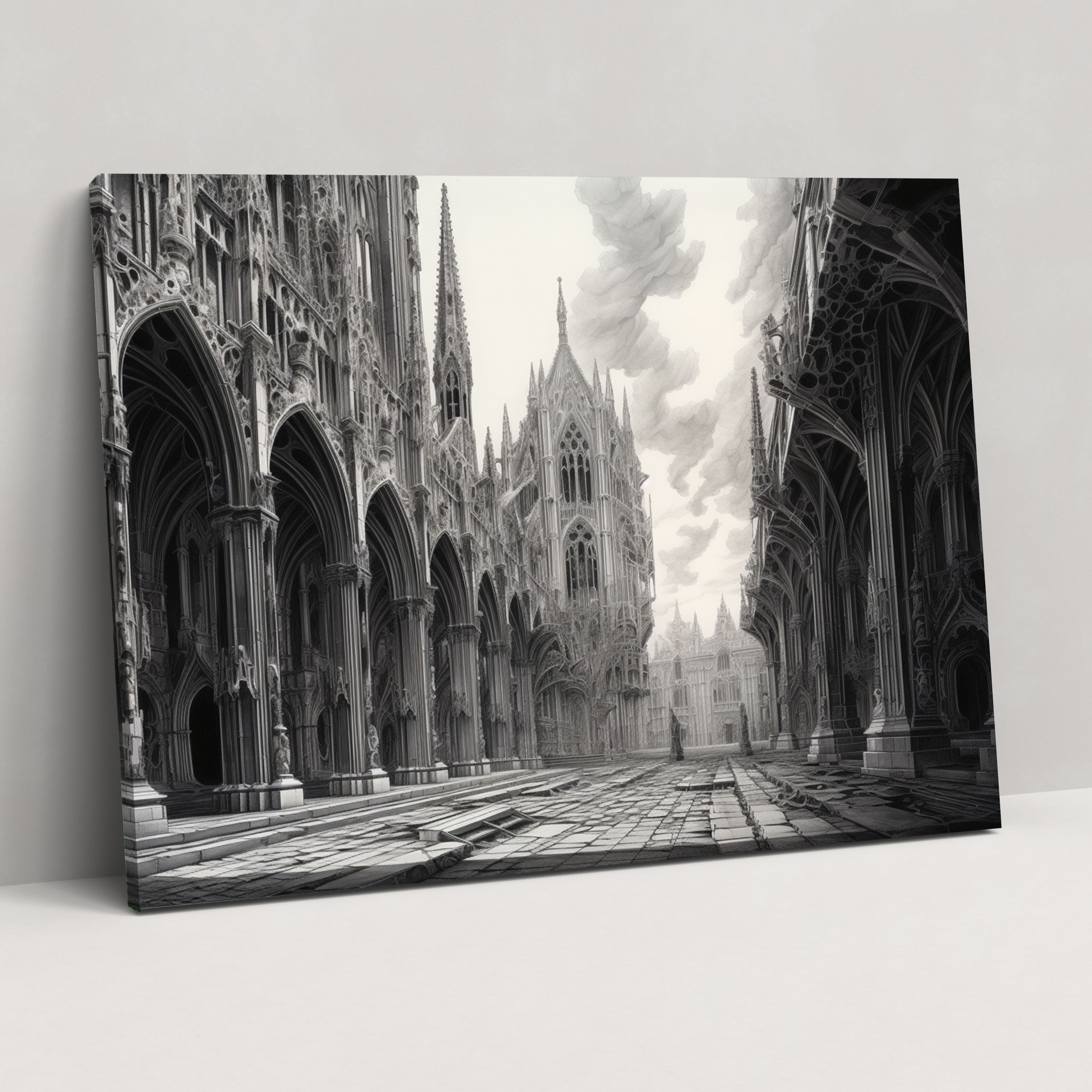 Medieval Cathedral Canvas Print - Medieval, Canvas, Medieval, Elegance