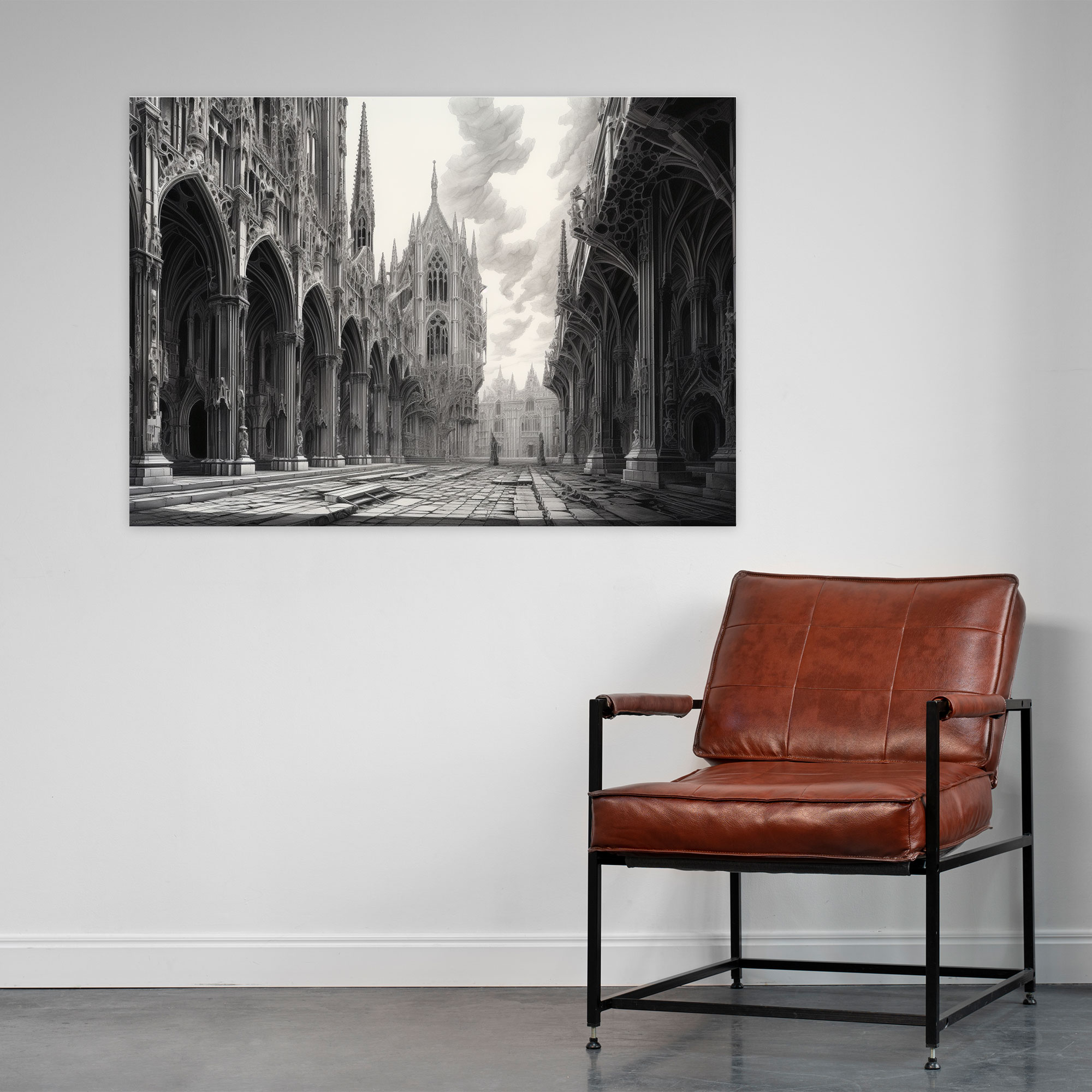 Medieval Cathedral Canvas Print - Medieval, Canvas, Medieval, Elegance