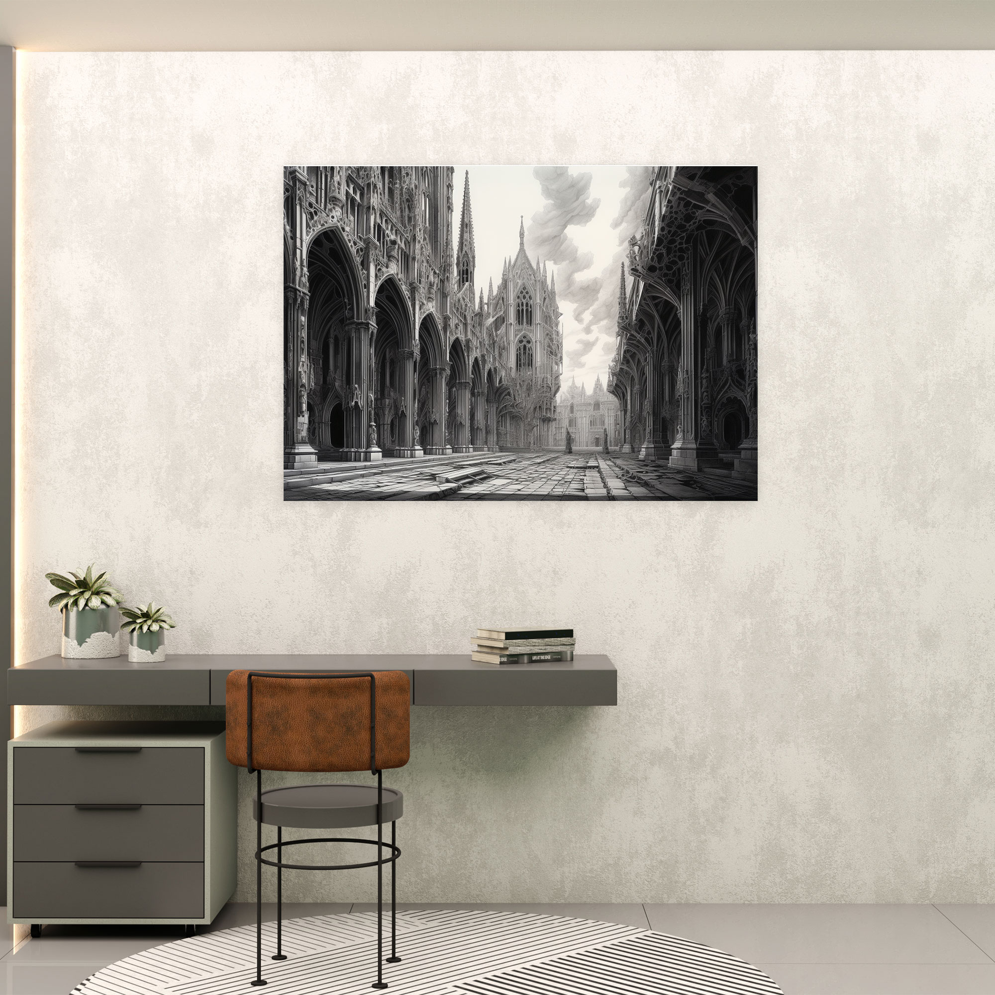 Medieval Cathedral Canvas Print - Medieval, Canvas, Medieval, Elegance