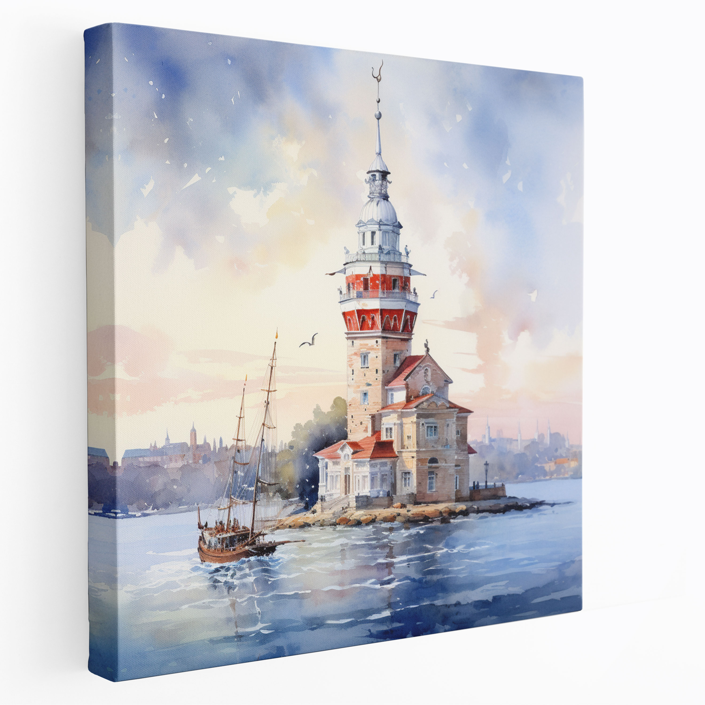Maiden Tower Canvas Print - Maiden Tower, Maiden Tower, Home Decoration, Canvas Print