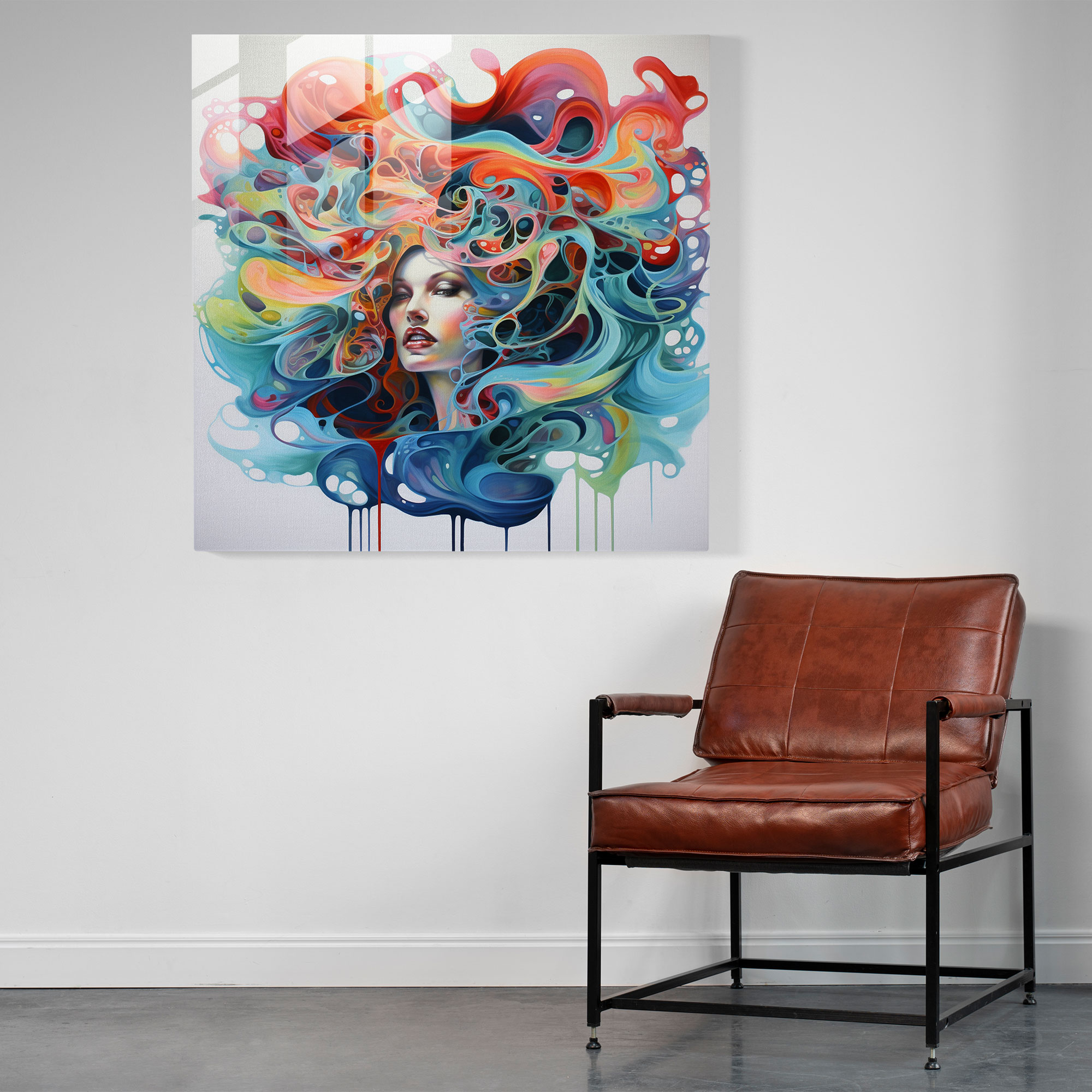 Medusa Glass Print - Medusa, Premium Glass, Glass Wall Art, Modern Art