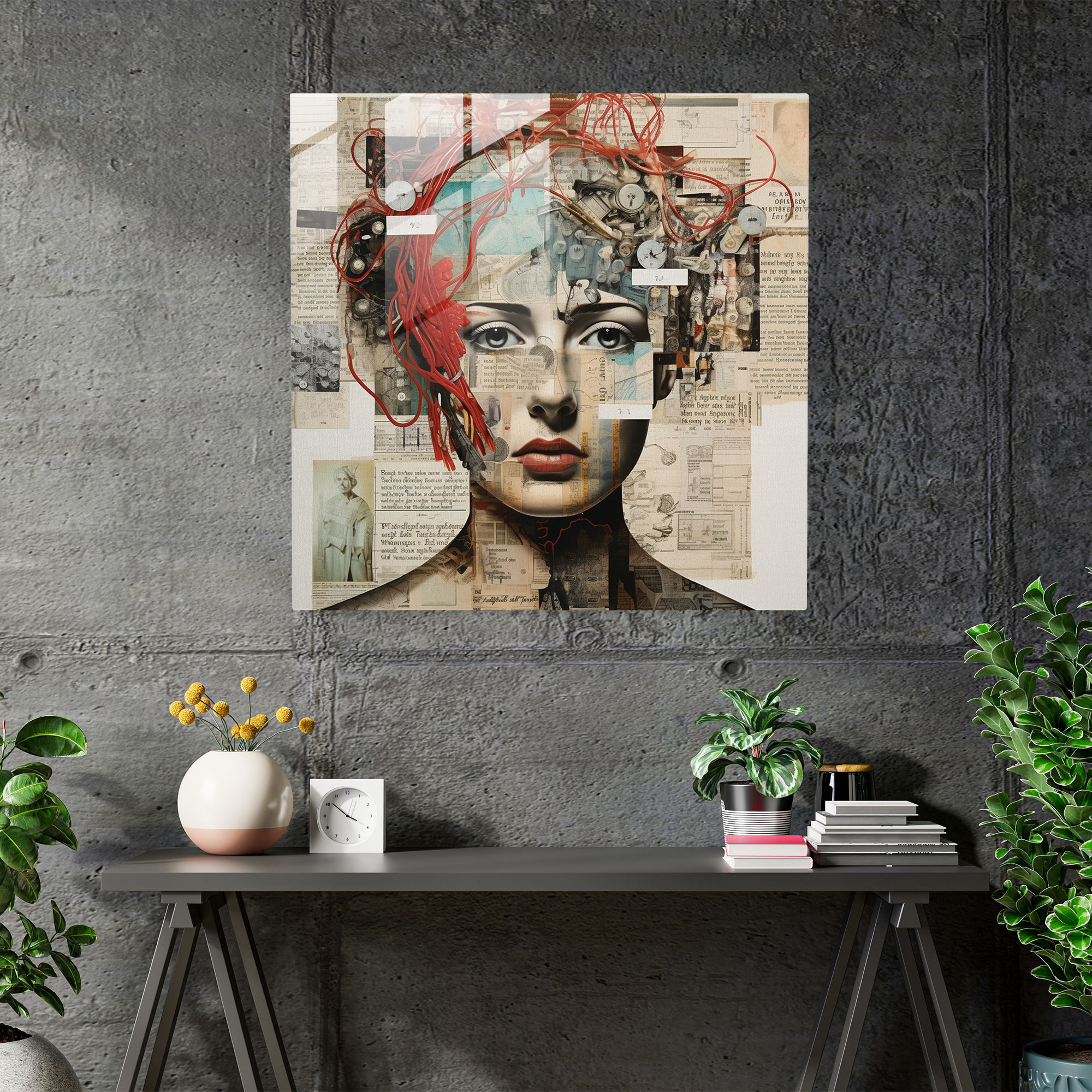 Medicine Knowledge Collage Glass Print - Medicine, Glass Art, Knowledge, Medical Images