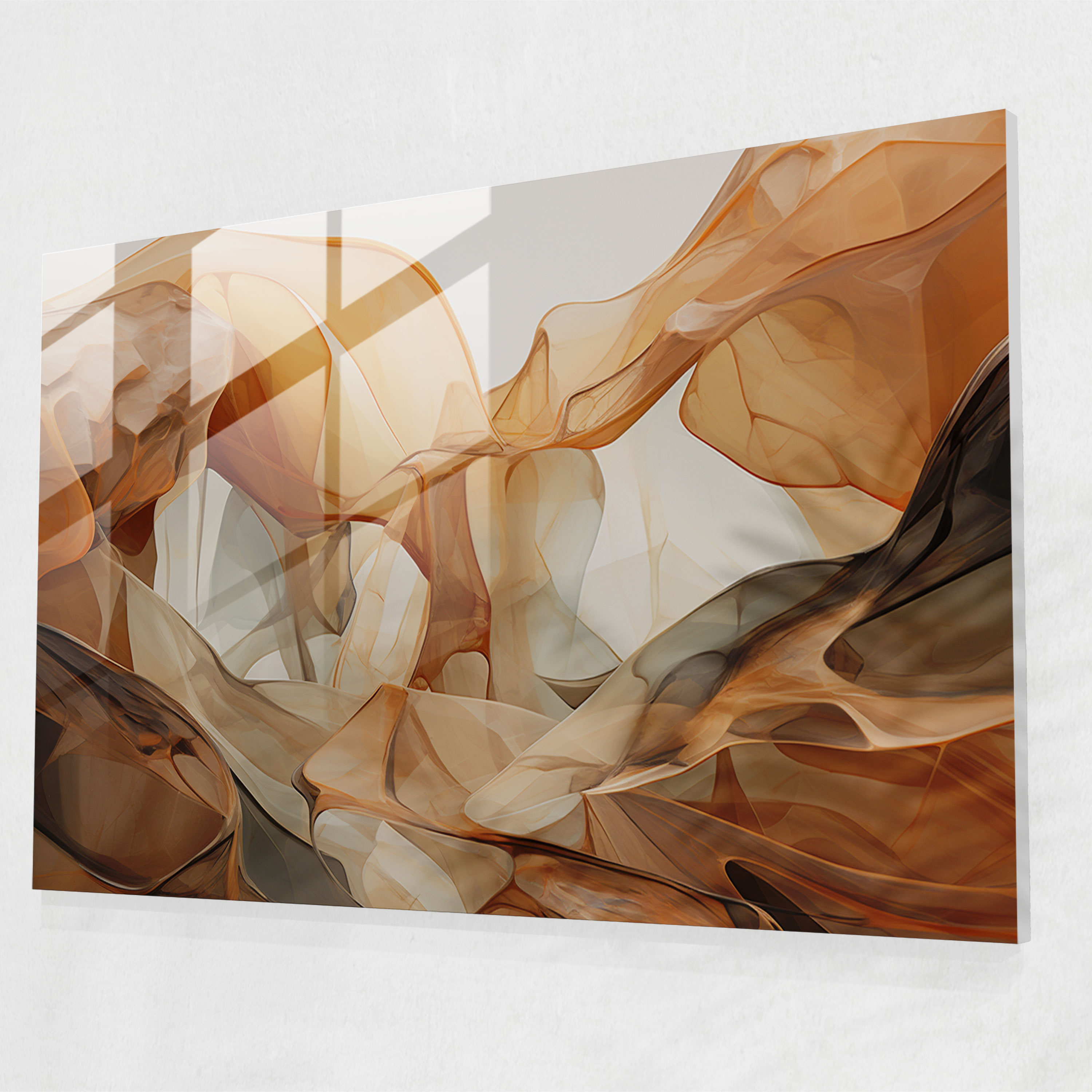Prehistoric Formations Glass Print - Mesolithic, Glass Wall Art, Glass Print, Home Decoration