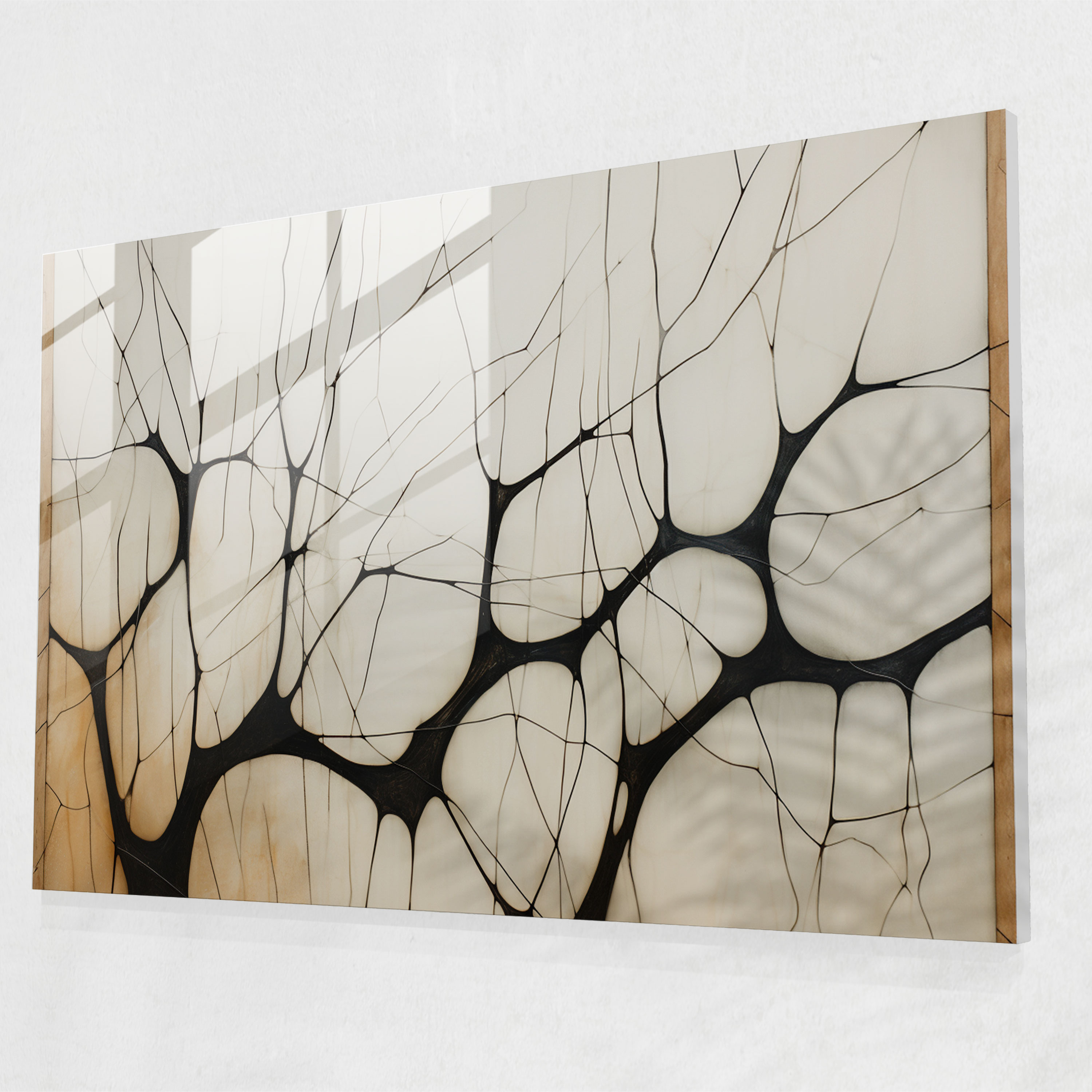 Primitive Drawings Glass Wall Art - Mesolithic, Primitive Cave Drawings, Glass Wall Art, Modern Art