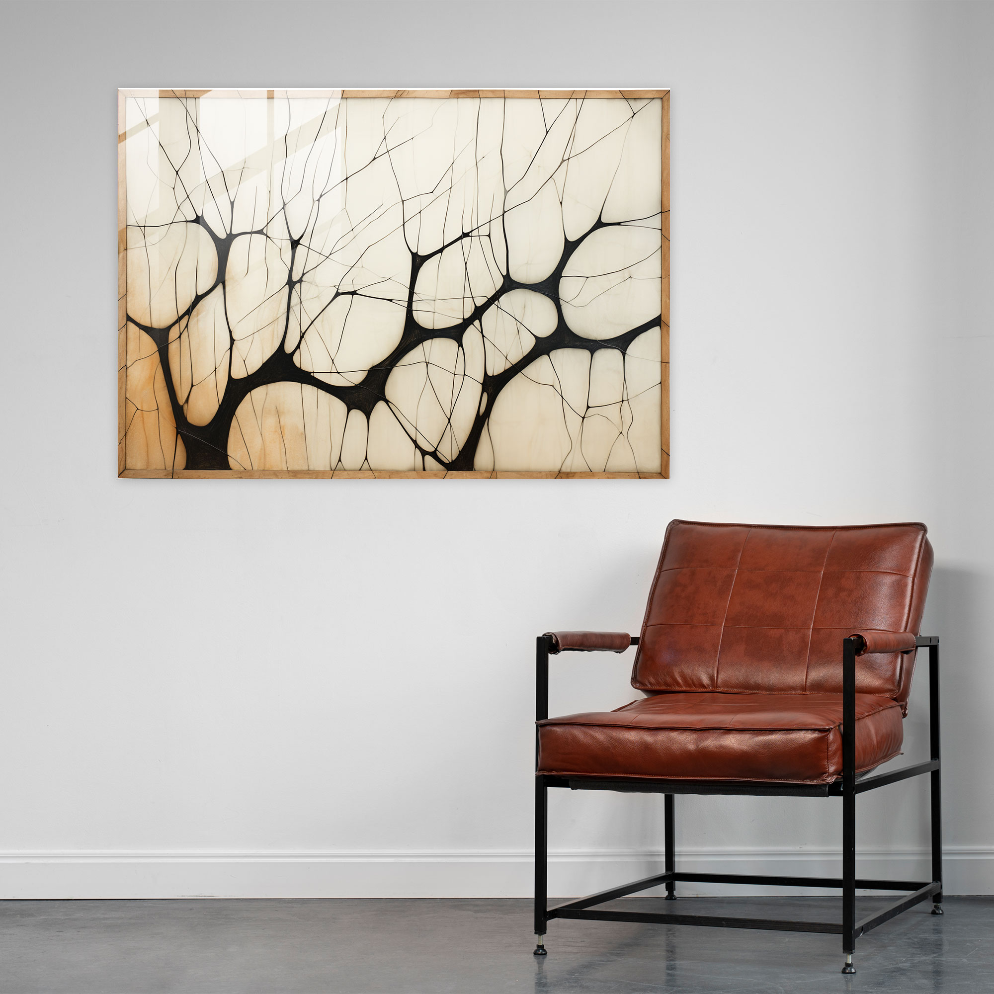 Primitive Drawings Glass Wall Art - Mesolithic, Primitive Cave Drawings, Glass Wall Art, Modern Art