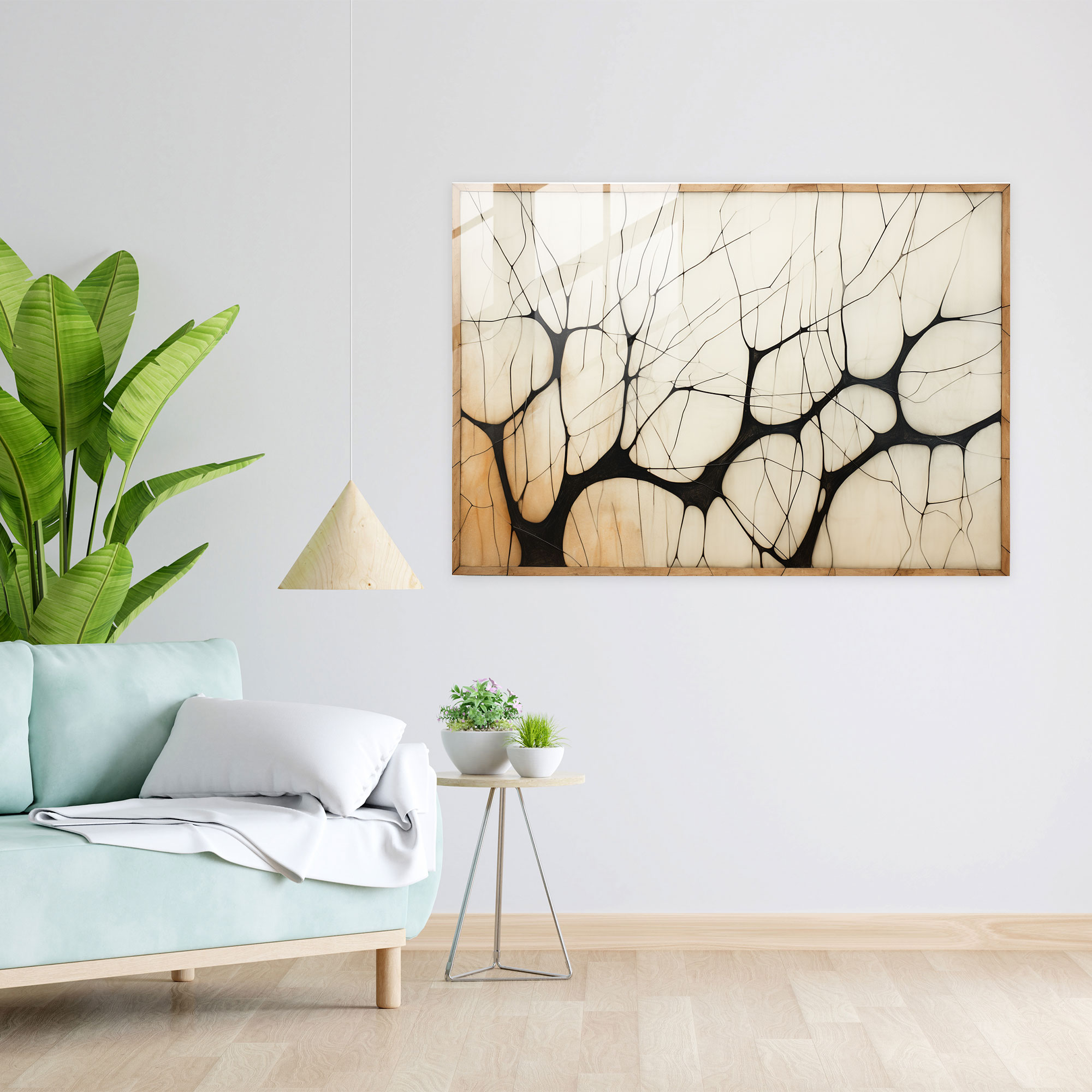 Primitive Drawings Glass Wall Art - Mesolithic, Primitive Cave Drawings, Glass Wall Art, Modern Art
