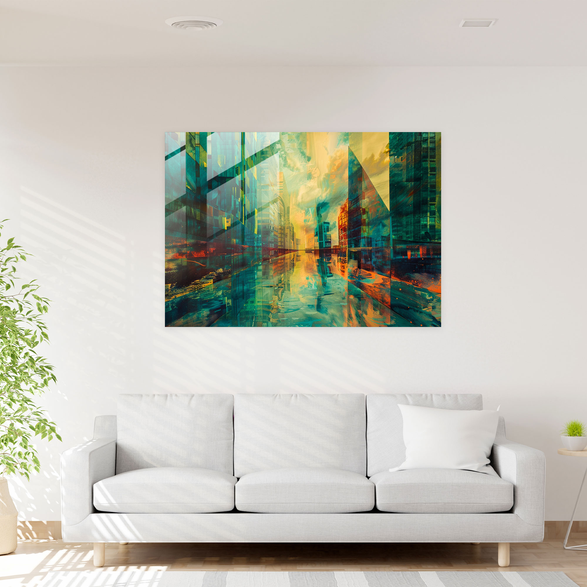 Metaphysical Painting Glass Wall Art - Metaphysical Painting, Modern Art, Home Decoration, Wall Decoration