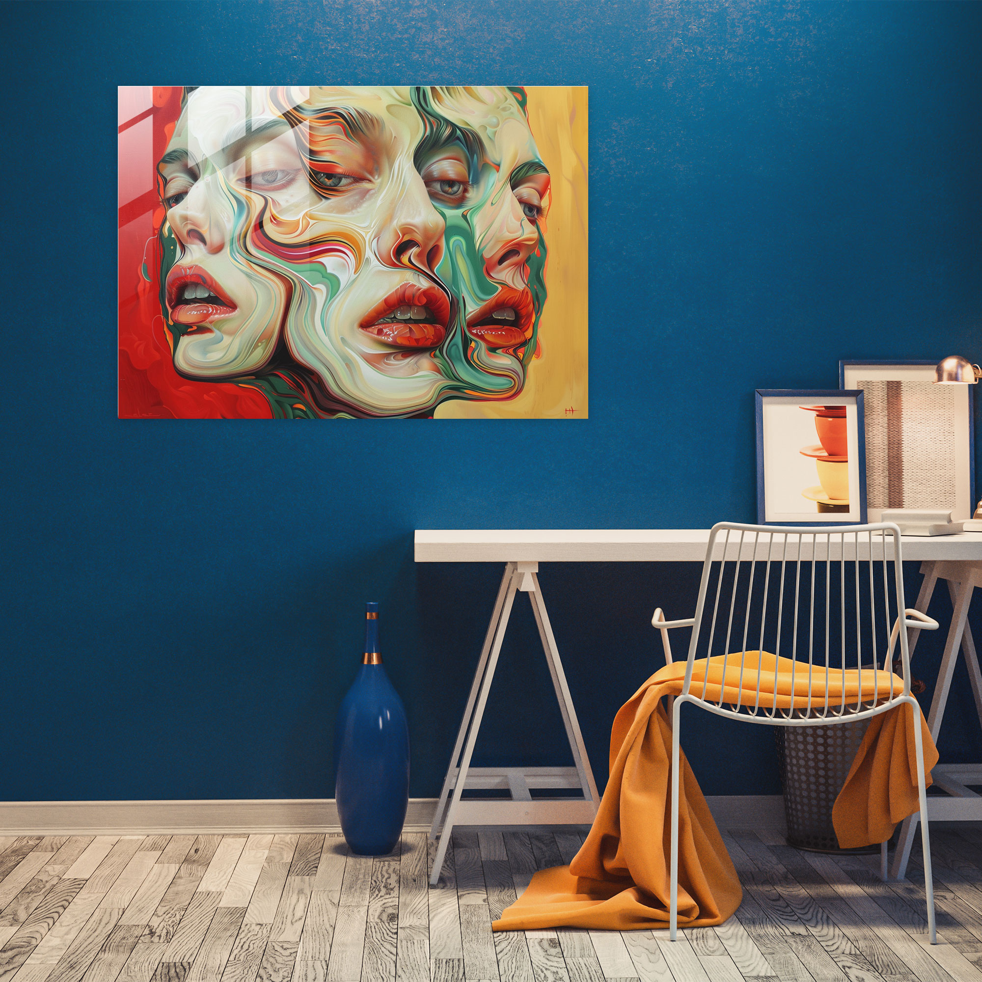 Metaphysical Painting Glass Art - Metaphysical Painting, Glass Wall Art, Wall Decoration, Modern Art