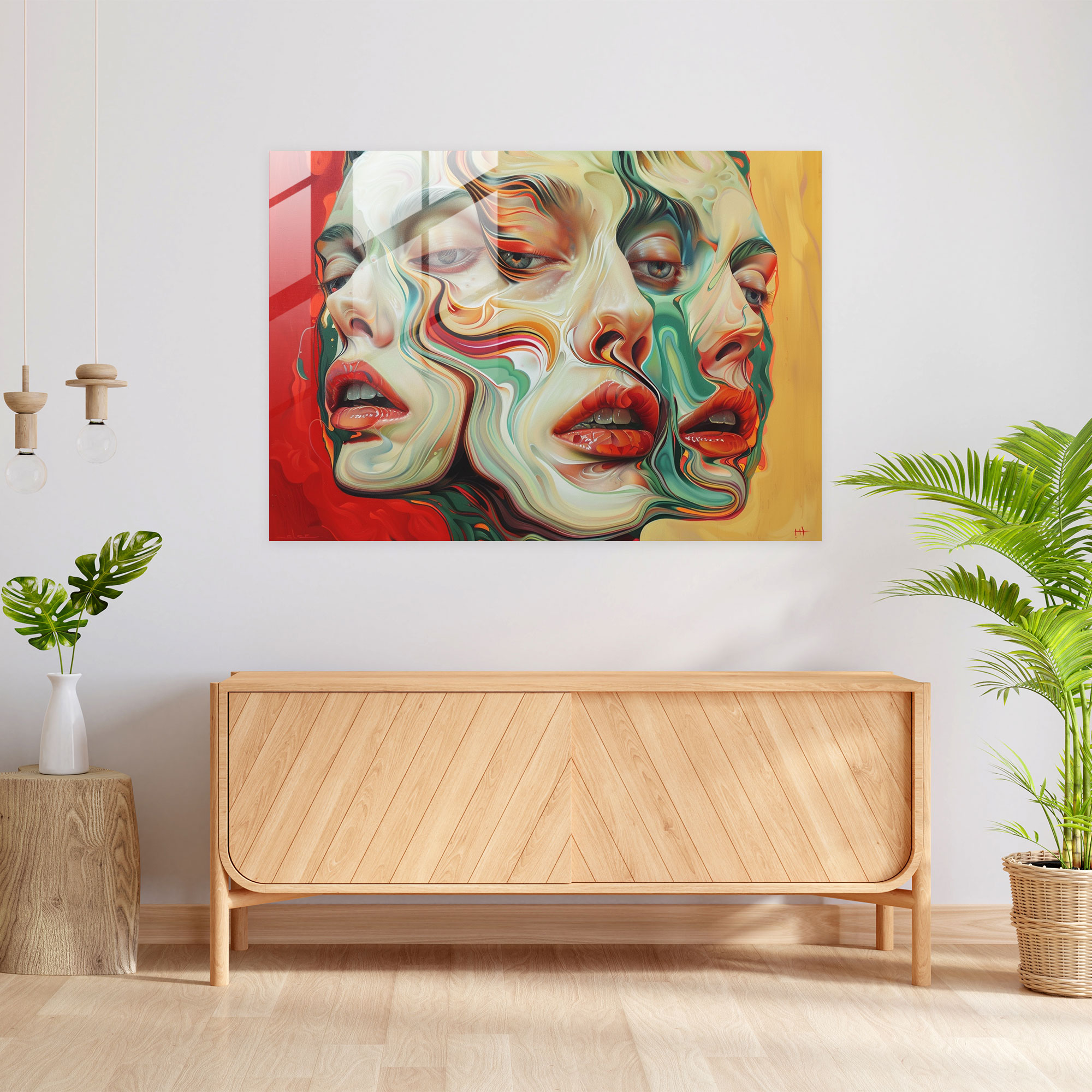 Metaphysical Painting Glass Art - Metaphysical Painting, Glass Wall Art, Wall Decoration, Modern Art