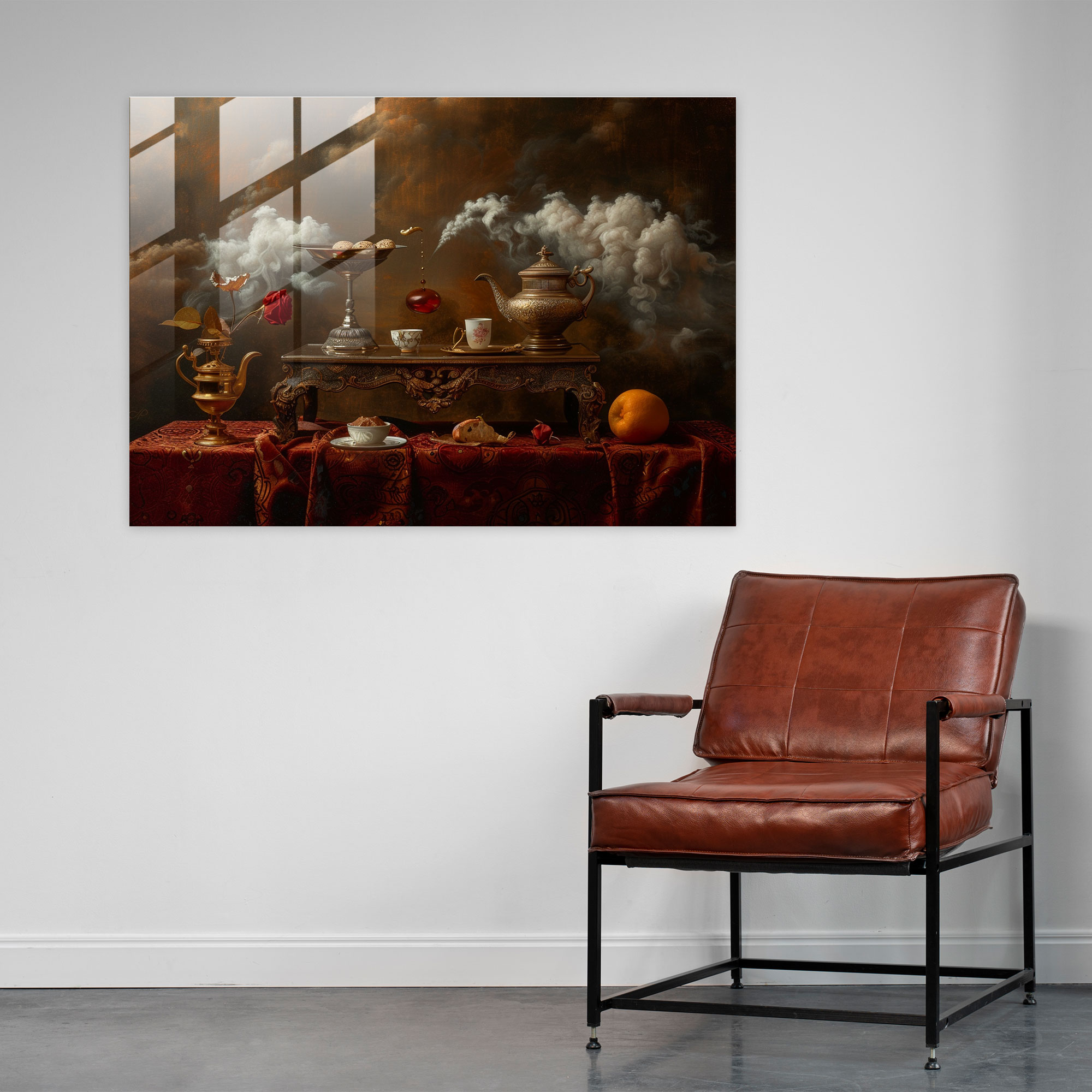 Metaphysical Painting Glass Art - Metaphysical Painting, Home Decoration, Glass Art, Mystical Still Life