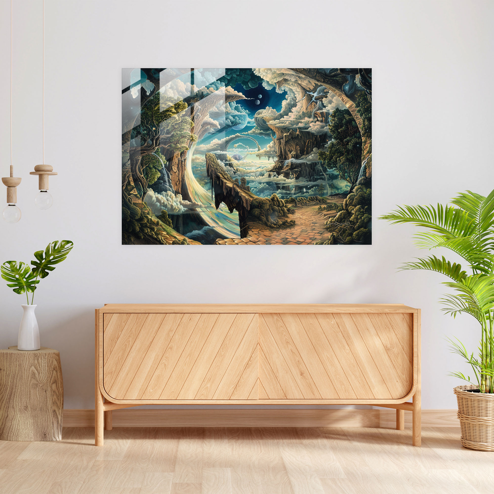 Metaphysical Glass Wall Art - Metaphysical Painting, Glass Wall Art, Metaphysical Painting, Wall Decoration