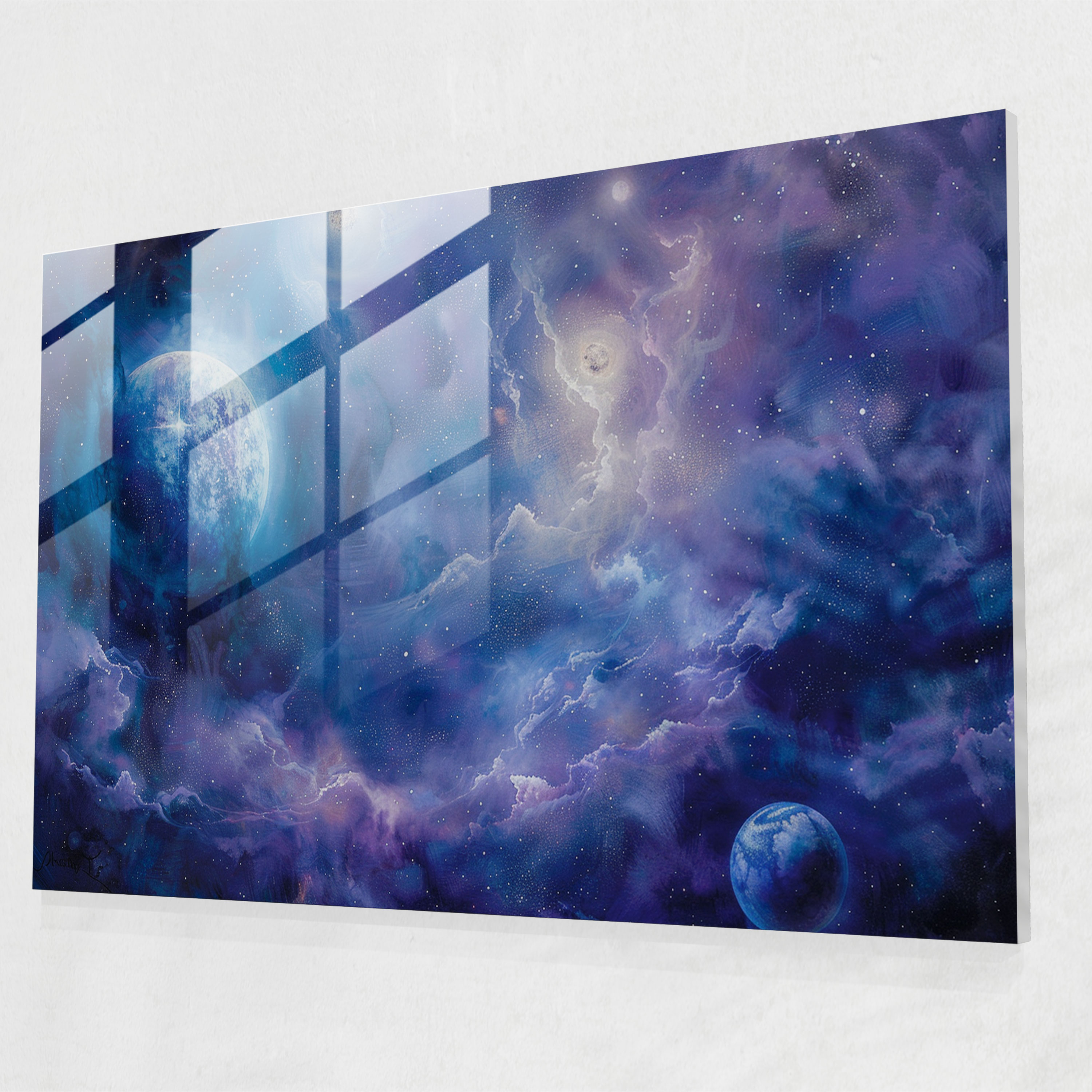 Metaphysical Wall Decoration - Metaphysical Painting, Metaphysical Painting, Glass Art, Wall Decoration