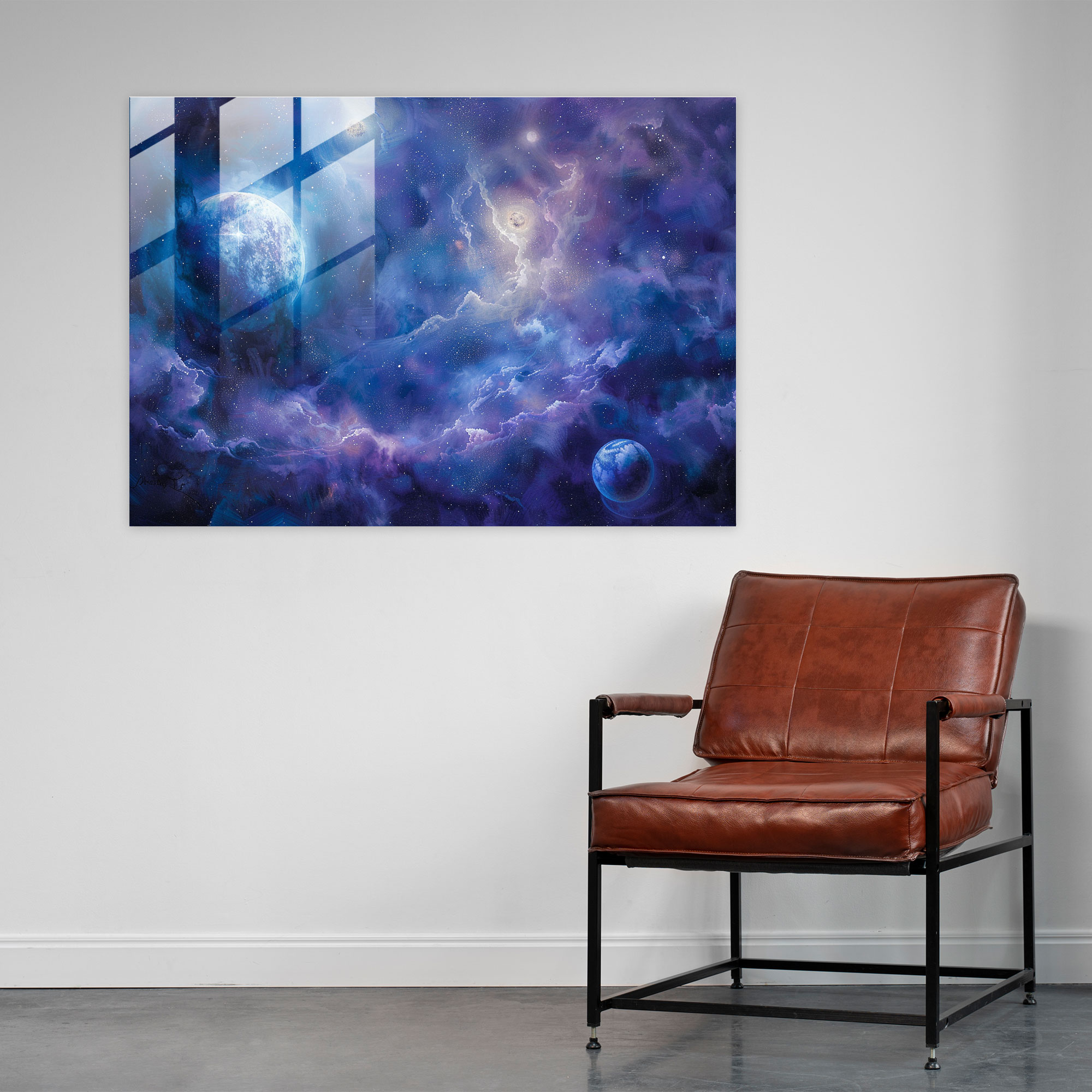 Metaphysical Wall Decoration - Metaphysical Painting, Metaphysical Painting, Glass Art, Wall Decoration