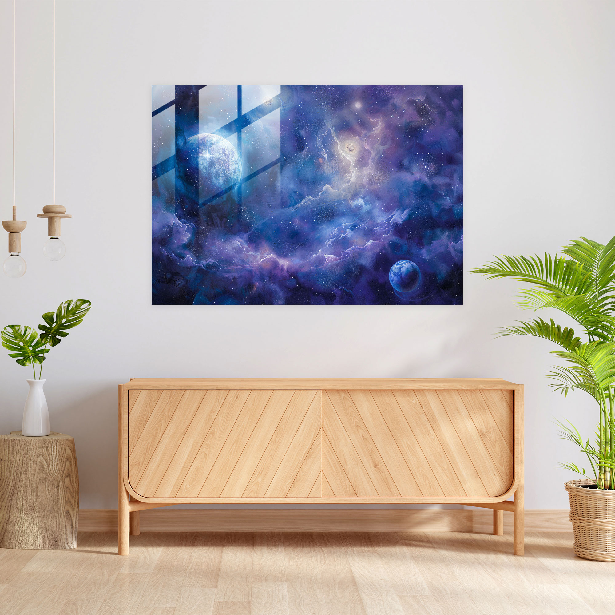 Metaphysical Wall Decoration - Metaphysical Painting, Metaphysical Painting, Glass Art, Wall Decoration