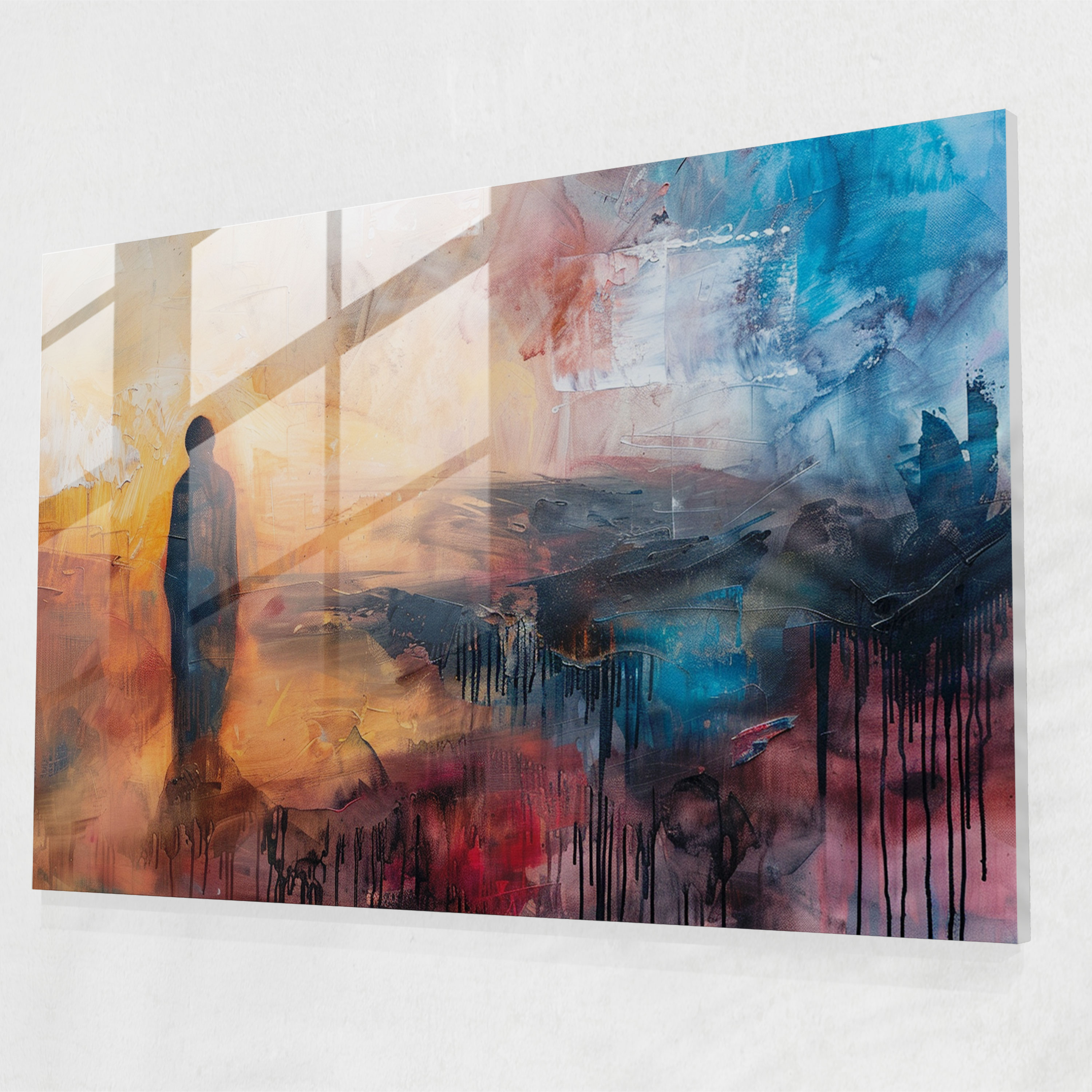 Metaphysical Painting Glass Wall Art - Metaphysical Painting, Metaphysical Painting, Abstract, Home Decoration