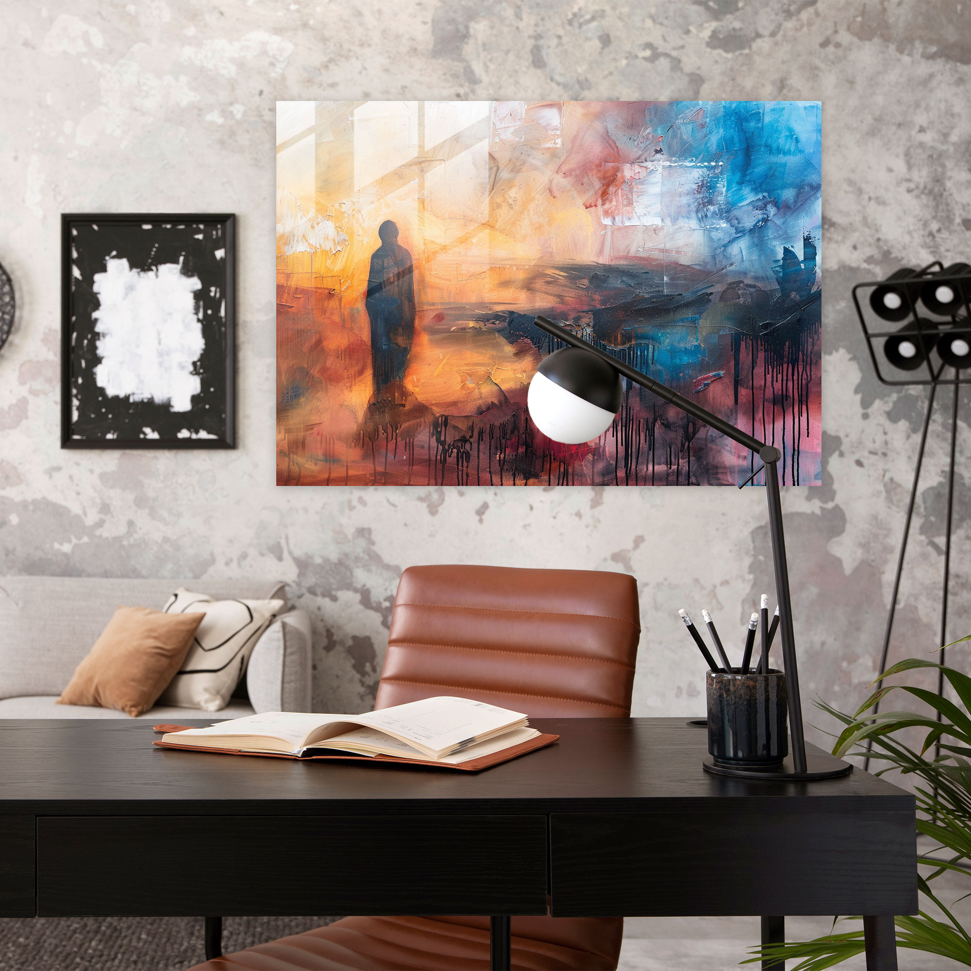 Metaphysical Painting Glass Wall Art - Metaphysical Painting, Metaphysical Painting, Abstract, Home Decoration