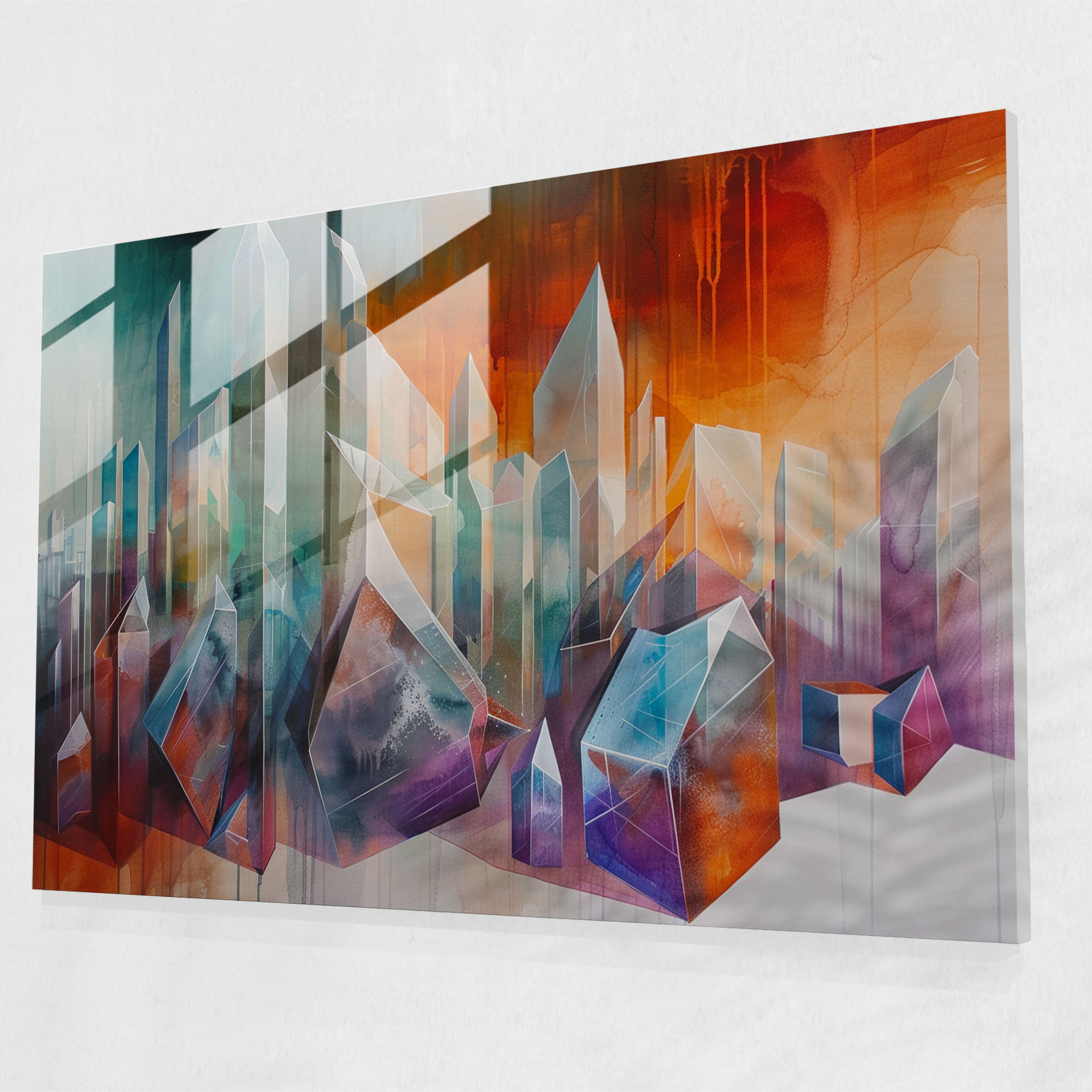 Metaphysical Painting Glass Wall Art - Metaphysical Painting, Glass Wall Art, Abstract, Modern Art