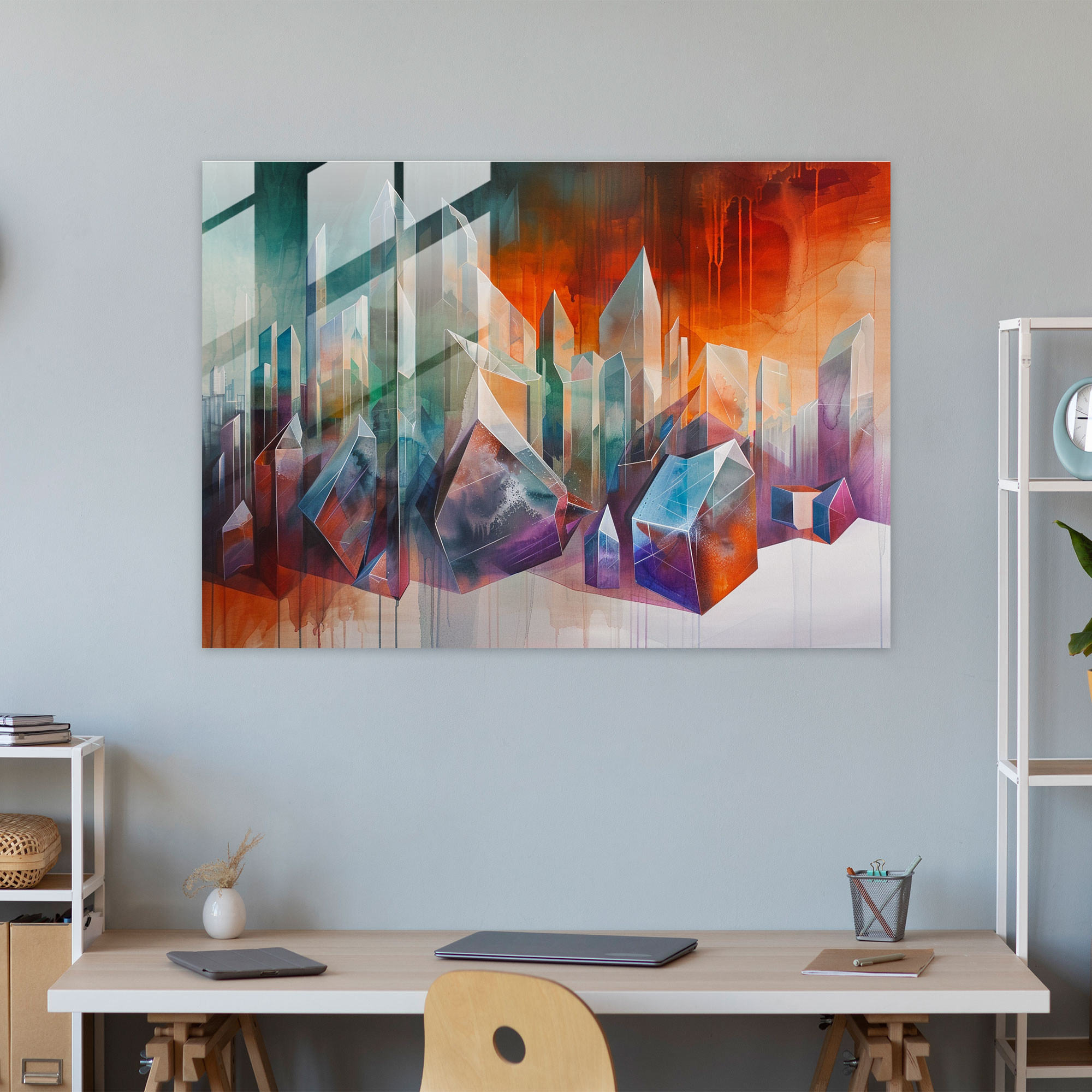 Metaphysical Painting Glass Wall Art - Metaphysical Painting, Glass Wall Art, Abstract, Modern Art