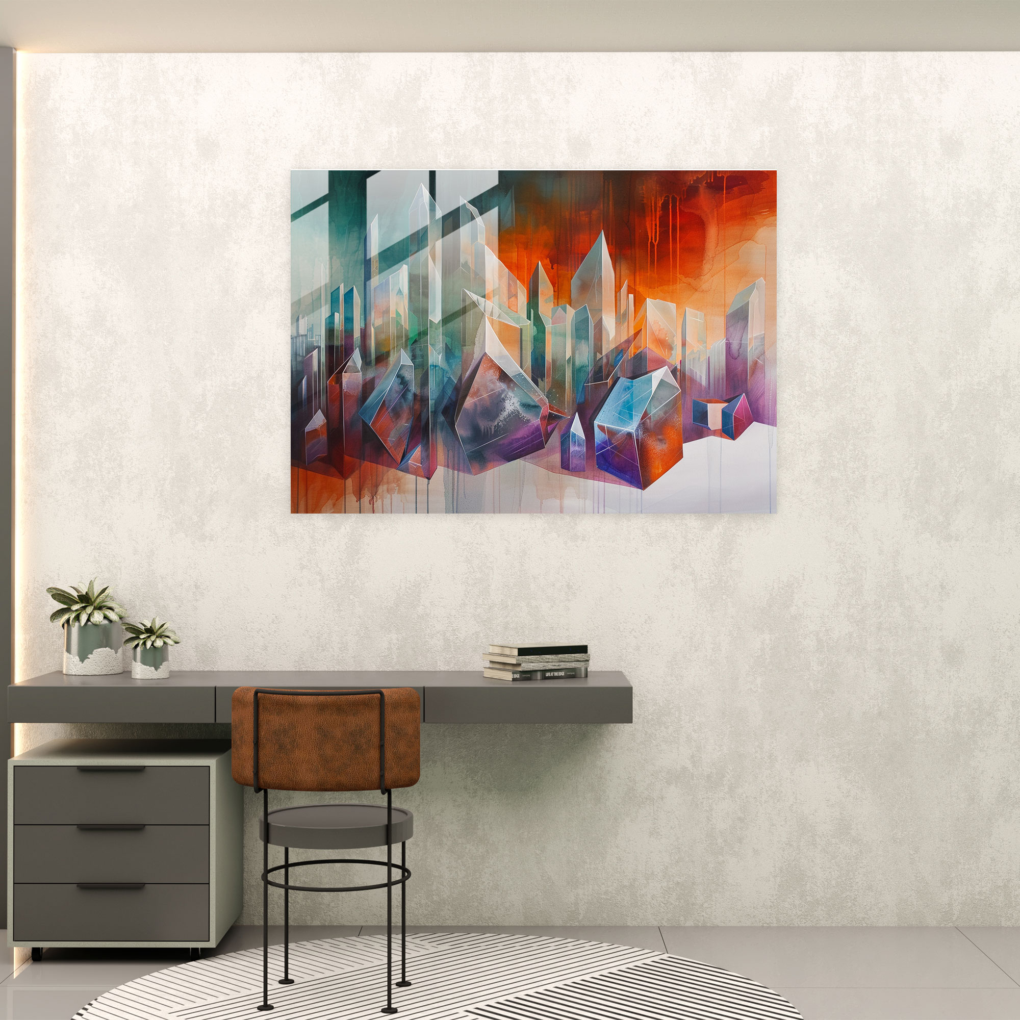 Metaphysical Painting Glass Wall Art - Metaphysical Painting, Glass Wall Art, Abstract, Modern Art