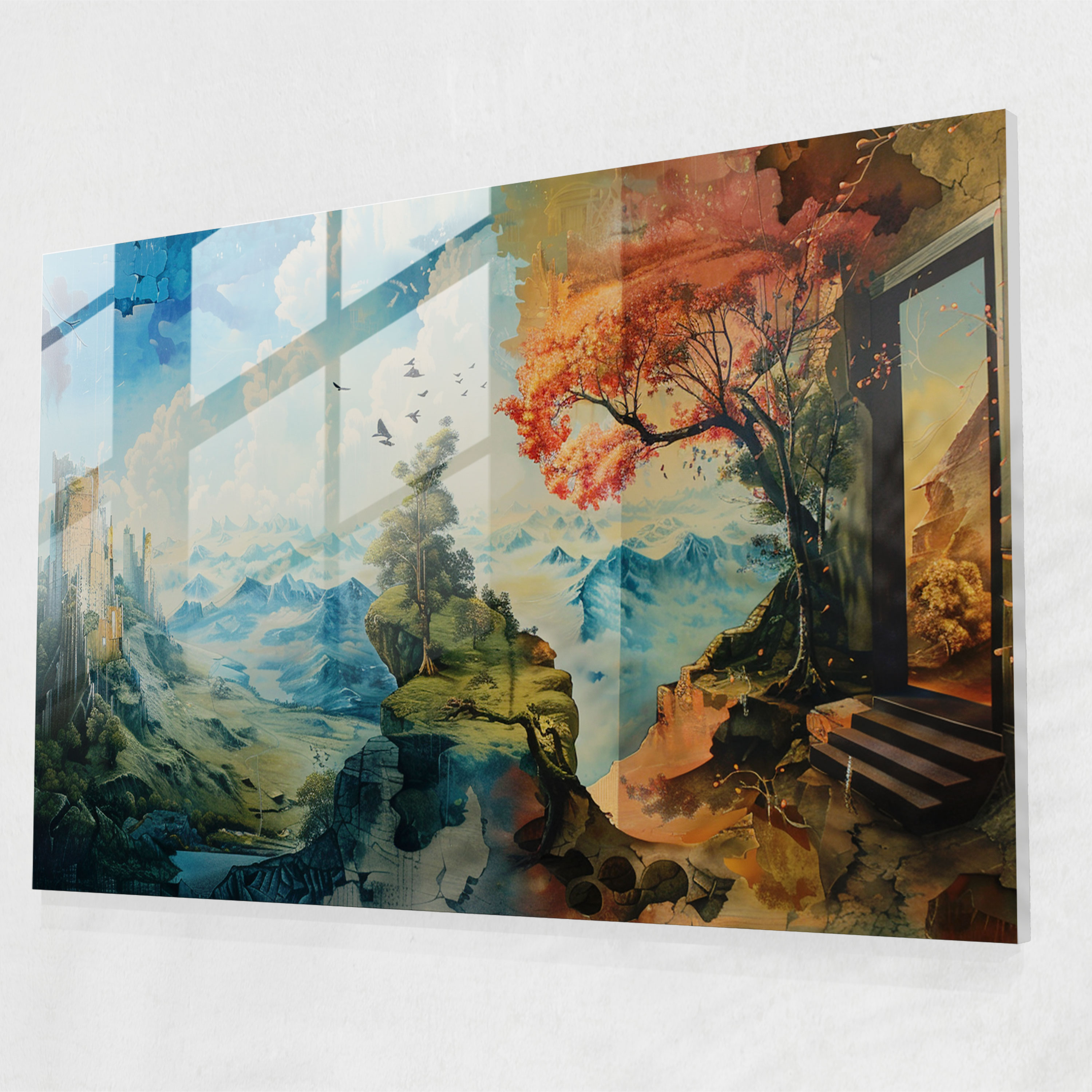 Metaphysical Painting Home Decoration - Metaphysical Painting, Illusionistic, Wall Decoration, Metaphysical Painting