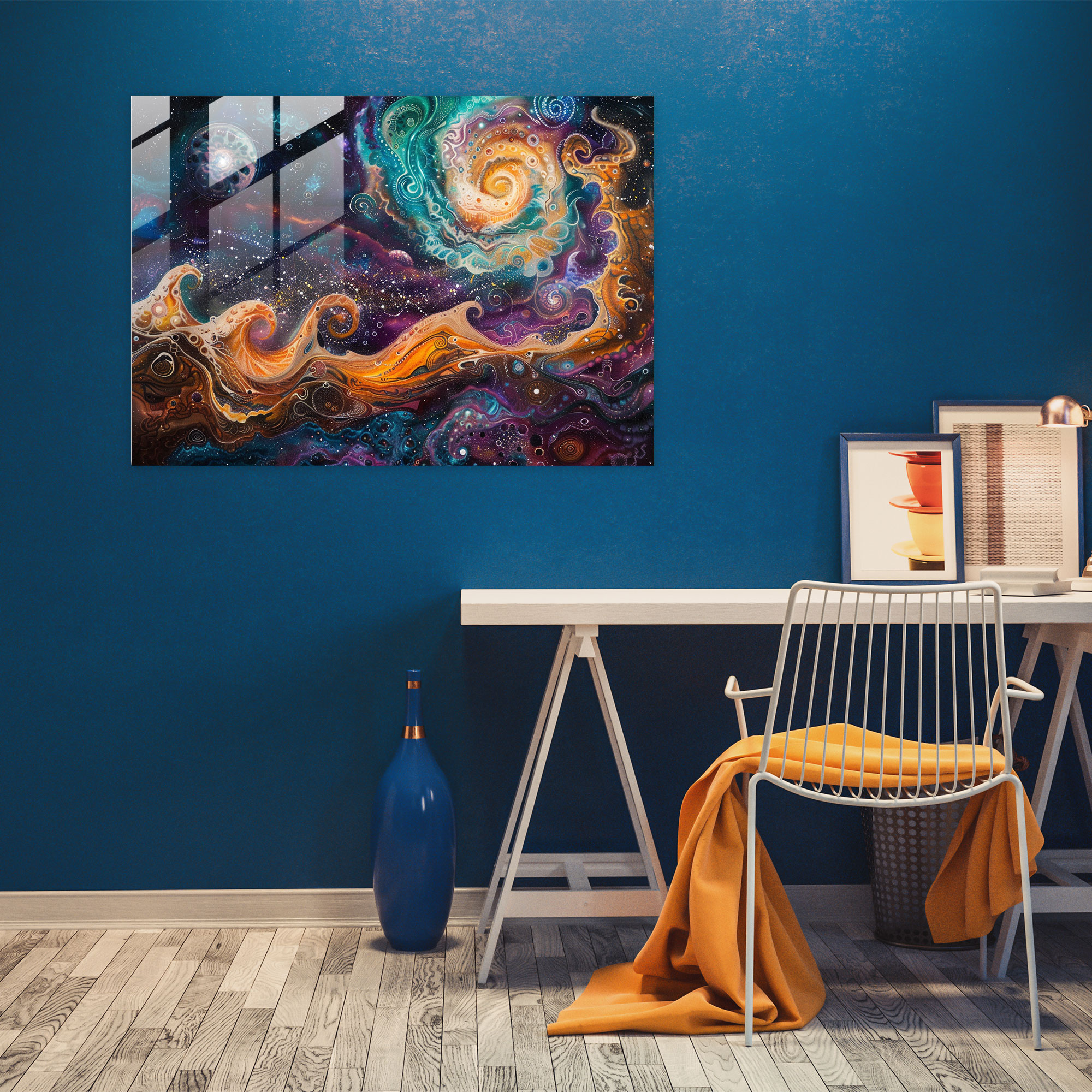 Metaphysical Painting Wall Decoration - Metaphysical Painting, Glass Wall Art, Wall Decoration, Home Decoration