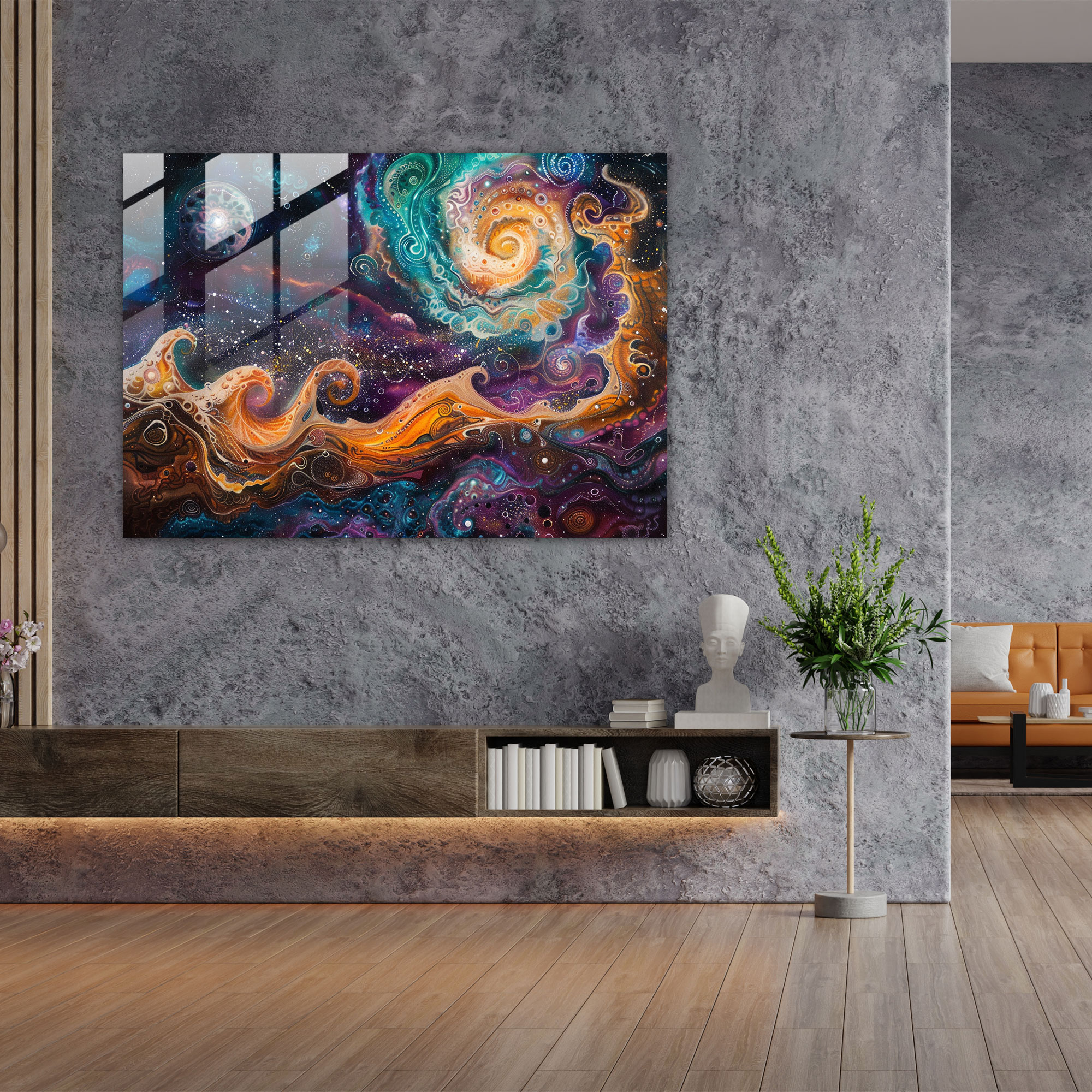 Metaphysical Painting Wall Decoration - Metaphysical Painting, Glass Wall Art, Wall Decoration, Home Decoration