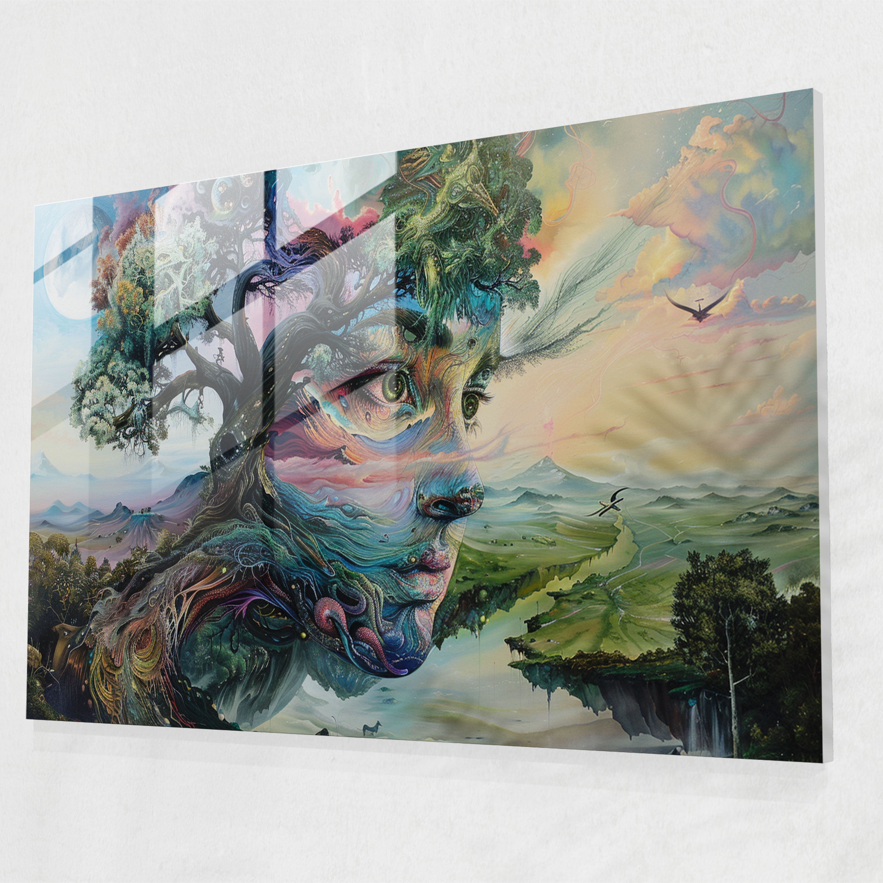 Metaphysical Painting Wall Decoration - Metaphysical Painting, Modern Art, Glass Art, Home Decoration