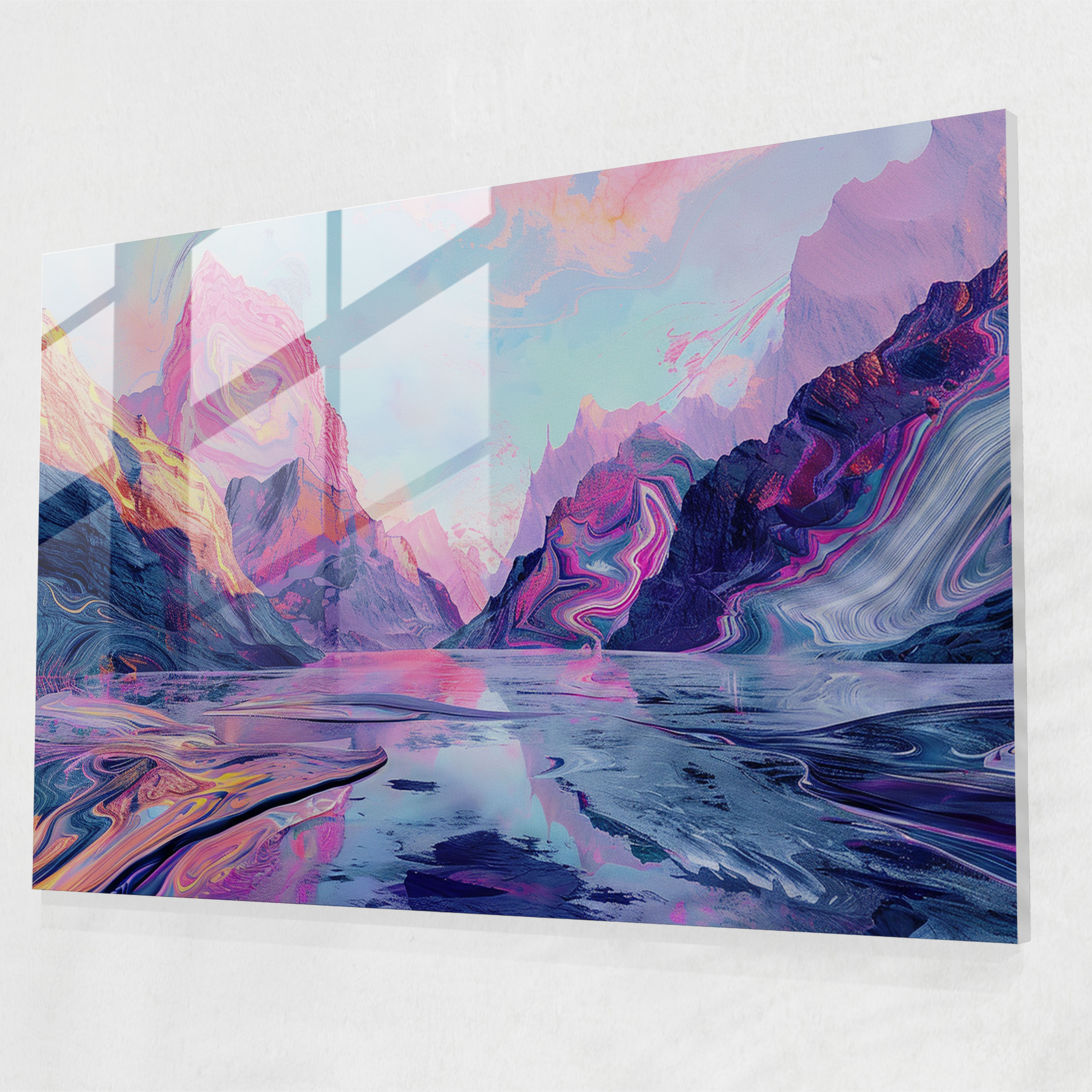 Metaphysical Painting Home Decoration - Metaphysical Painting, Glass Art, Wall Decoration, Glass Print