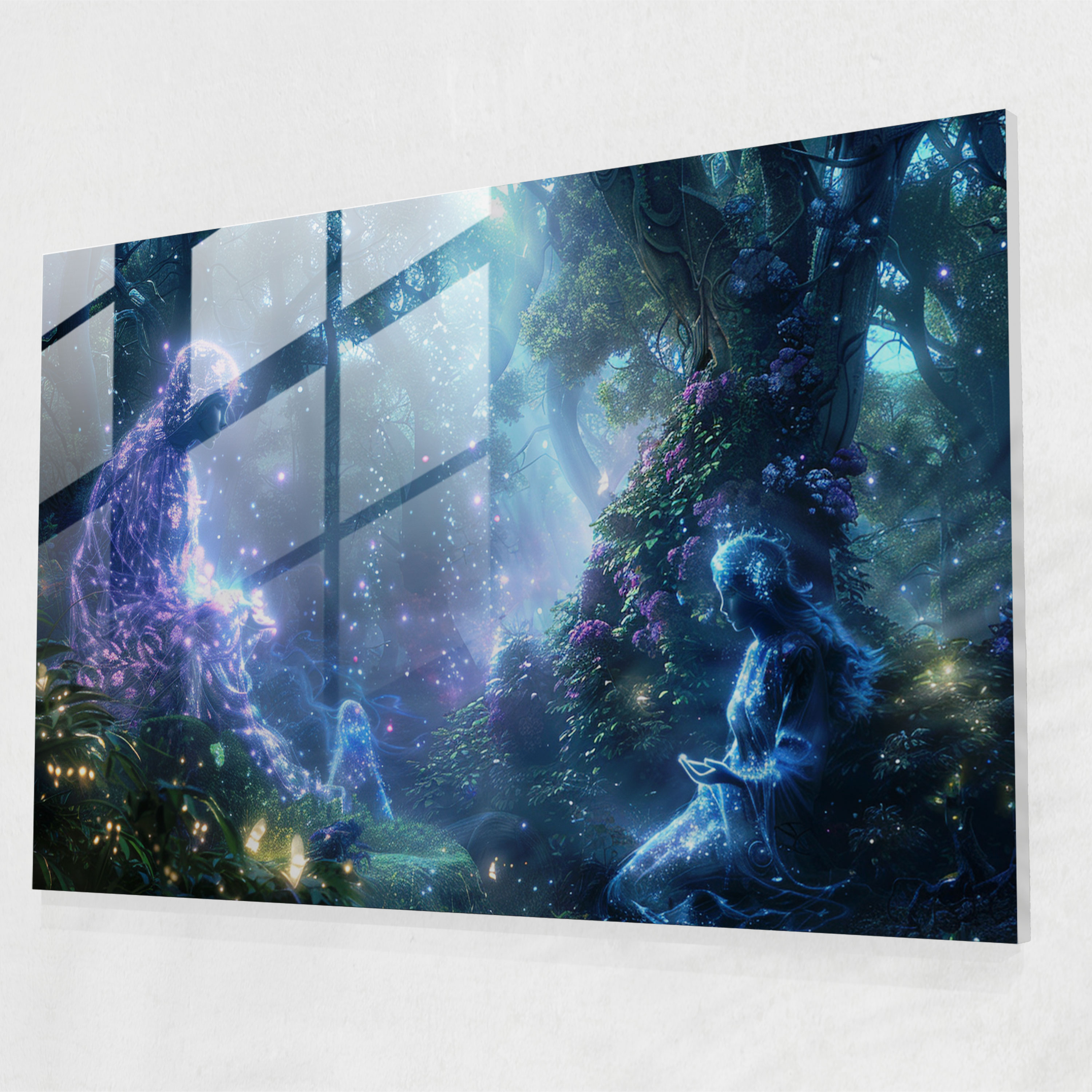 Metaphysical Painting Glass Wall Art - Metaphysical Painting, Wall Decoration, Home Decoration, Modern Art