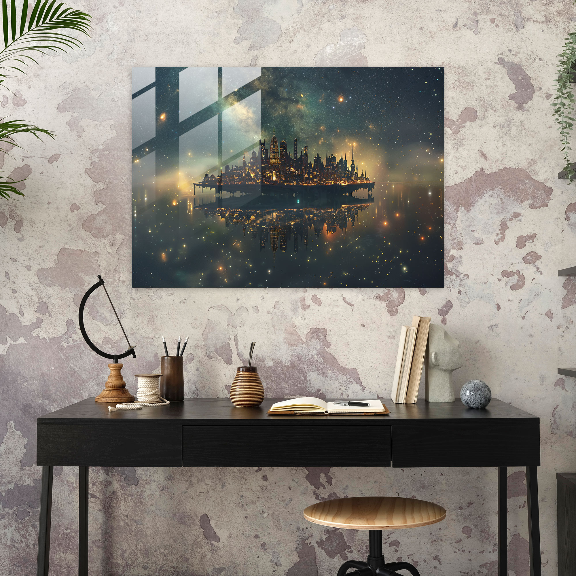 Metaphysical Painting Wall Decoration - Metaphysical Painting, Glass Art, Wall Decoration, Glass Print