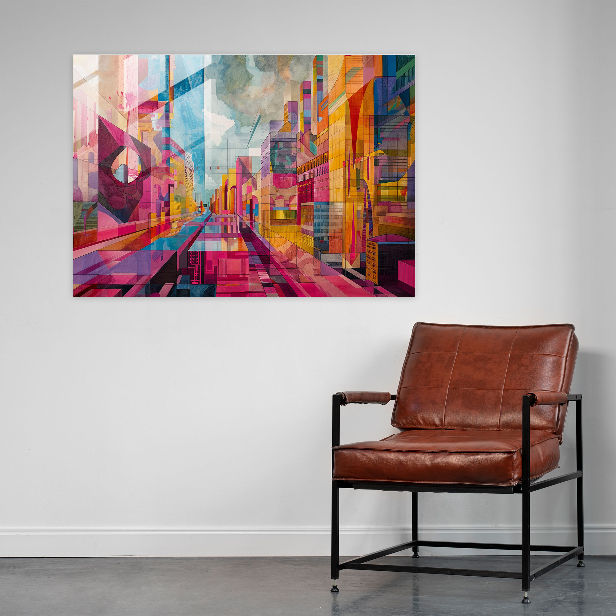 Metaphysical Painting Glass Wall Art - Metaphysical Painting, Home Decoration, Glass Print, Glass Wall Art